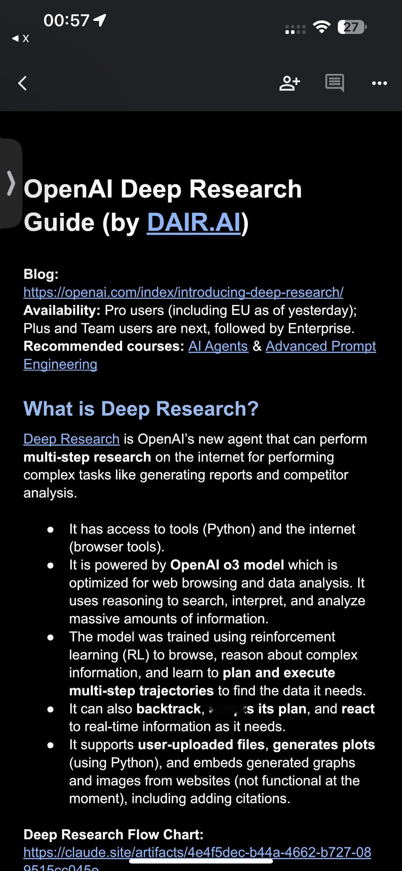 🎓 OpenAI 深度研究指南

刚刚结束了关于深度研究的现场网络研讨会，包括