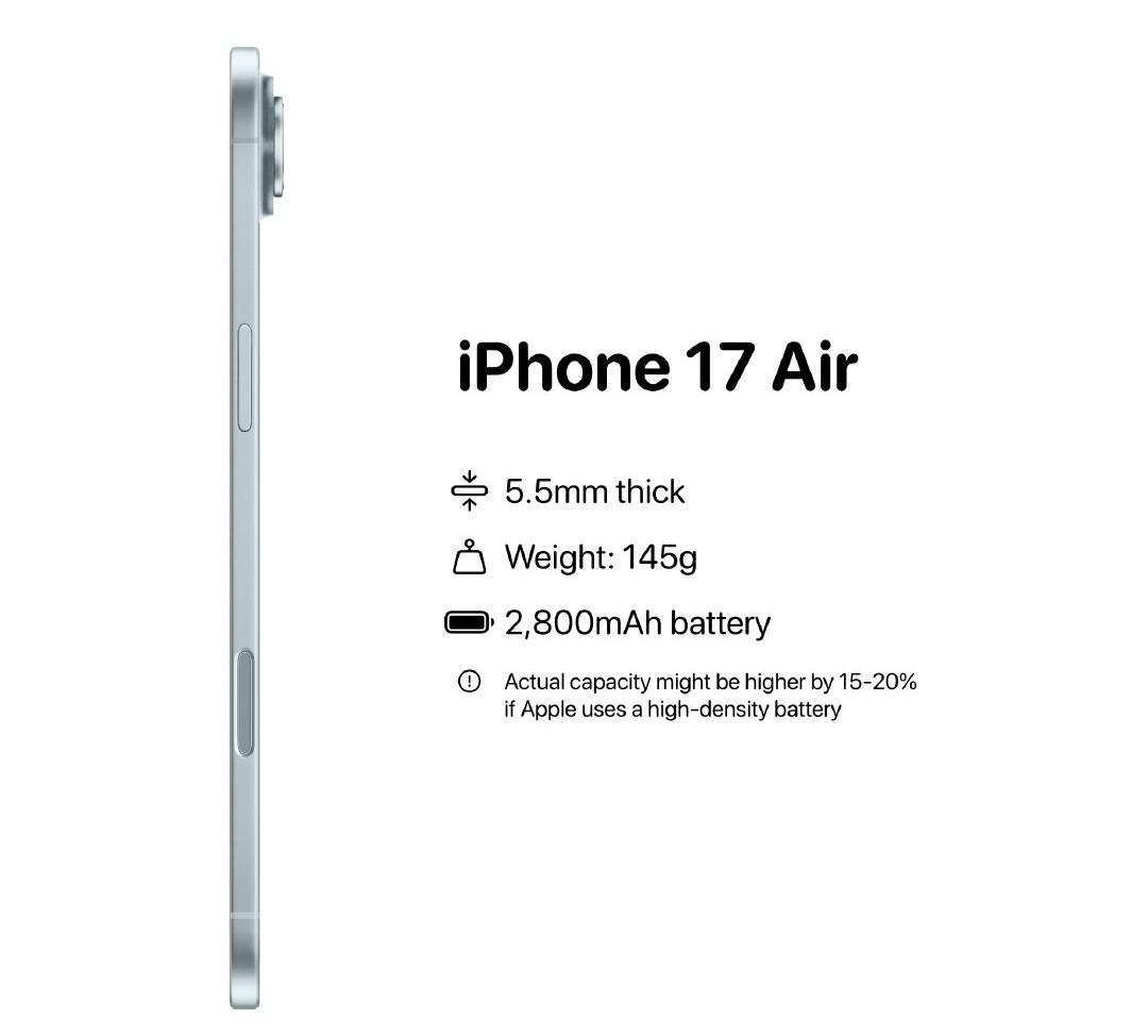 iPhone 17 Air这个操作真的把人惊呆啦

续航历来都是用户的痛点所在，