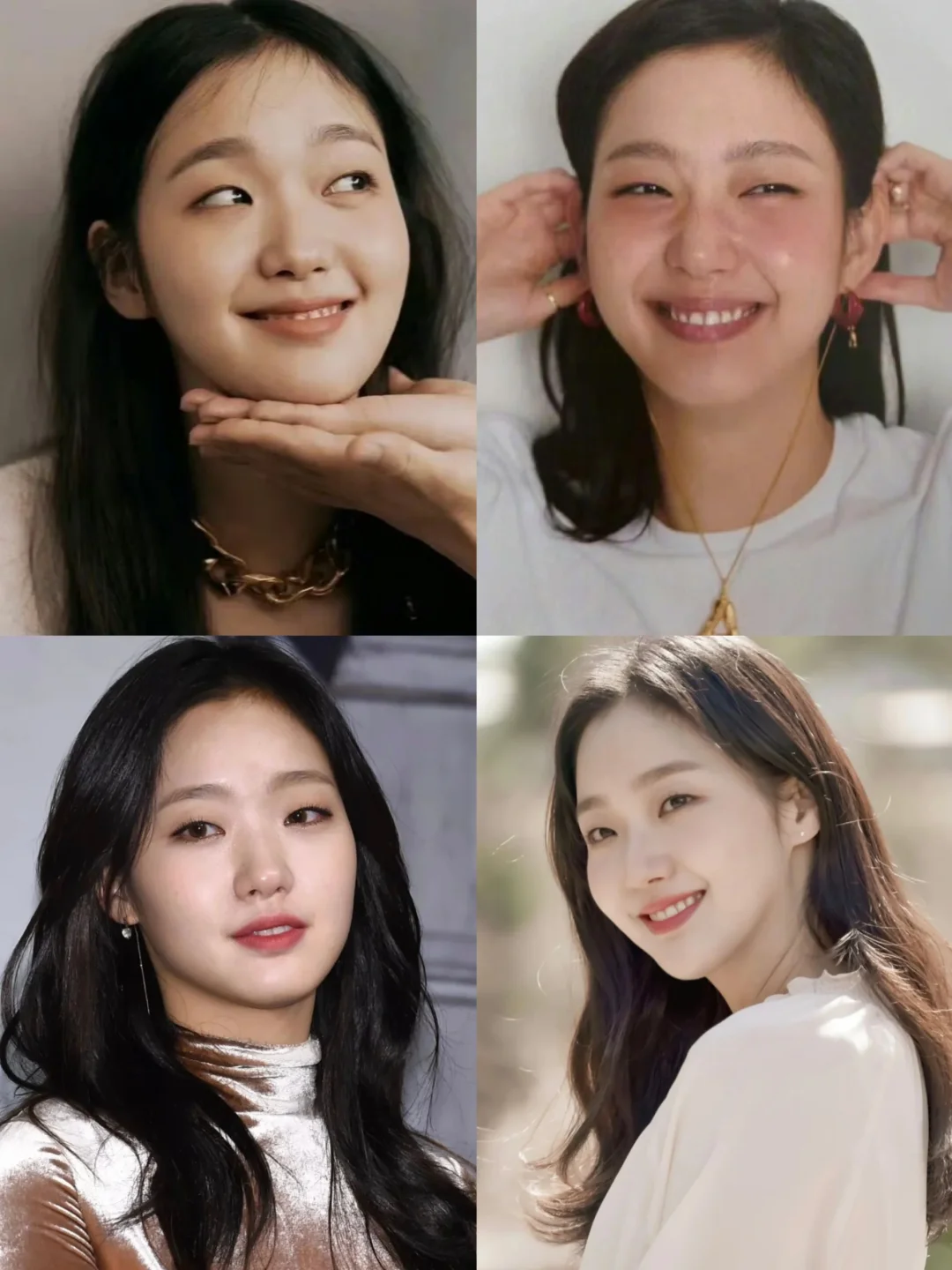 单眼皮美女的可塑性被金高银玩明白了