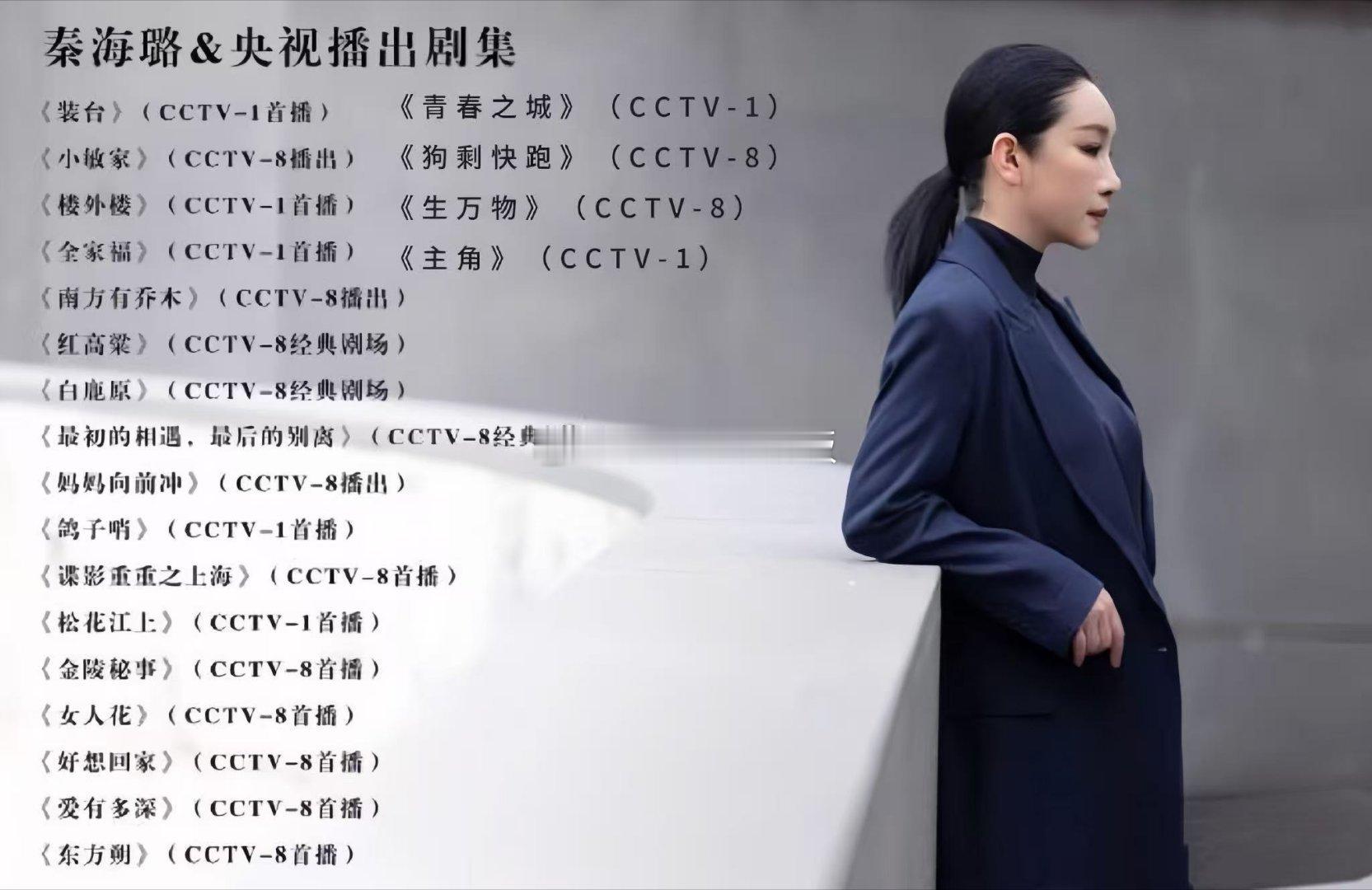 秦海璐演年代剧大炮轰蚊子有秦海璐真的是收视底盘扛住了，她已经有21部央视上星剧了