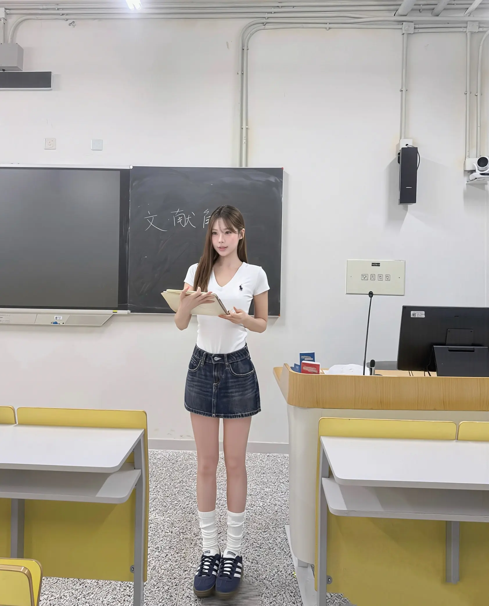 慢慢离开你 韩系ootd