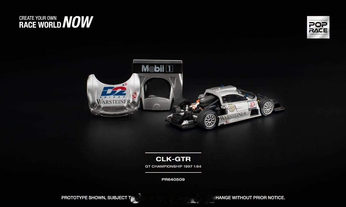 POP RACE 公布全新 1:64 Mercedes-Benz AMG CLK