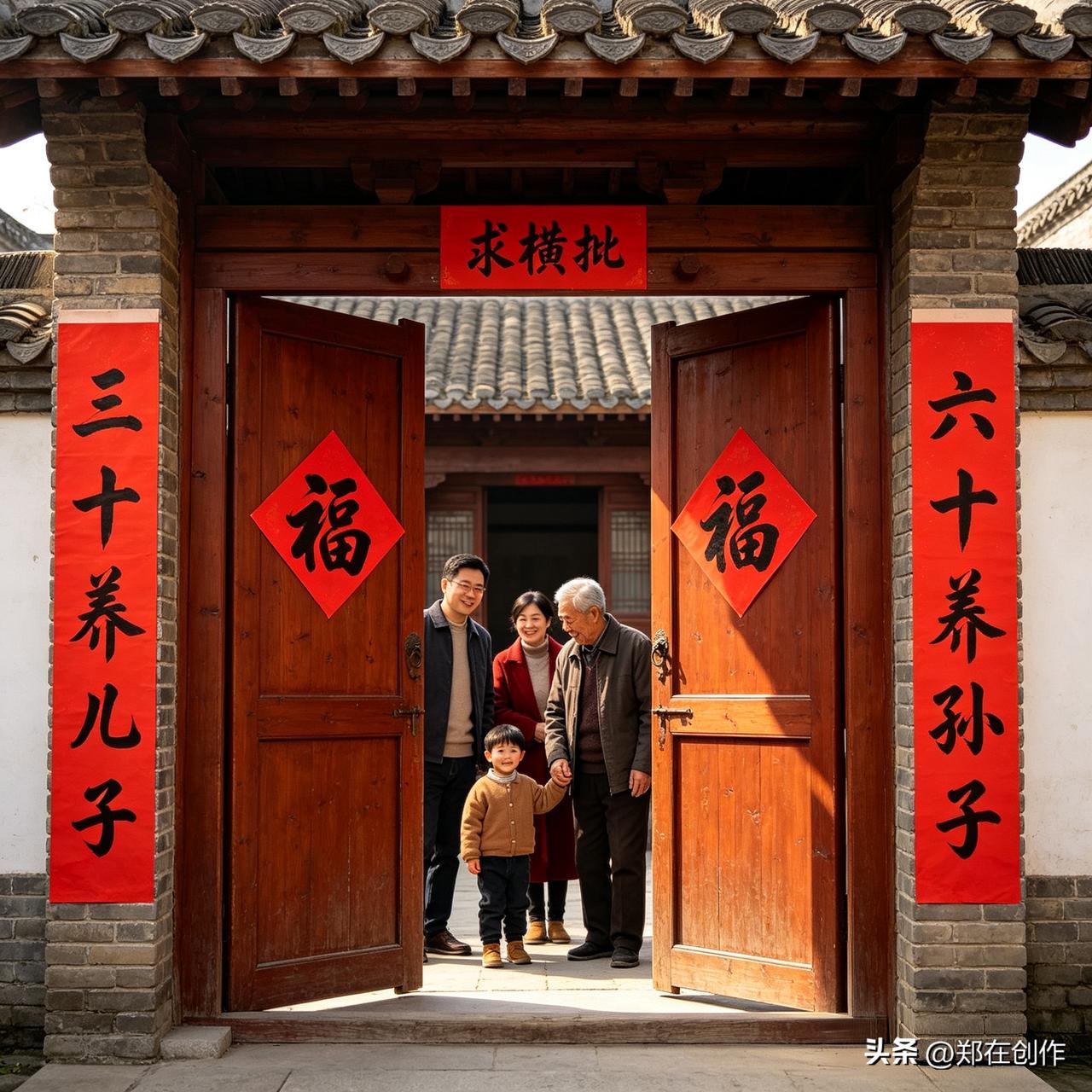上联：三十养儿子
下联：六十养孙子

写一个邀请诗友发挥才能对横幅的文案，不要标