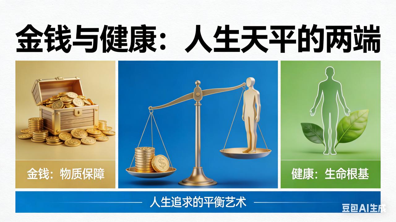 人活一辈子，金钱与健康，哪个重要当你走不动的时候，金钱与健康，哪个重要？