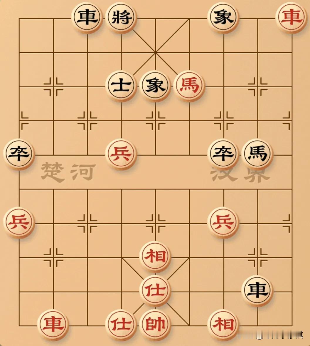 朋友说这个棋红棋必胜，黑棋没法救了，我看来看去也看不出来黑棋输哪里了？
大家看看