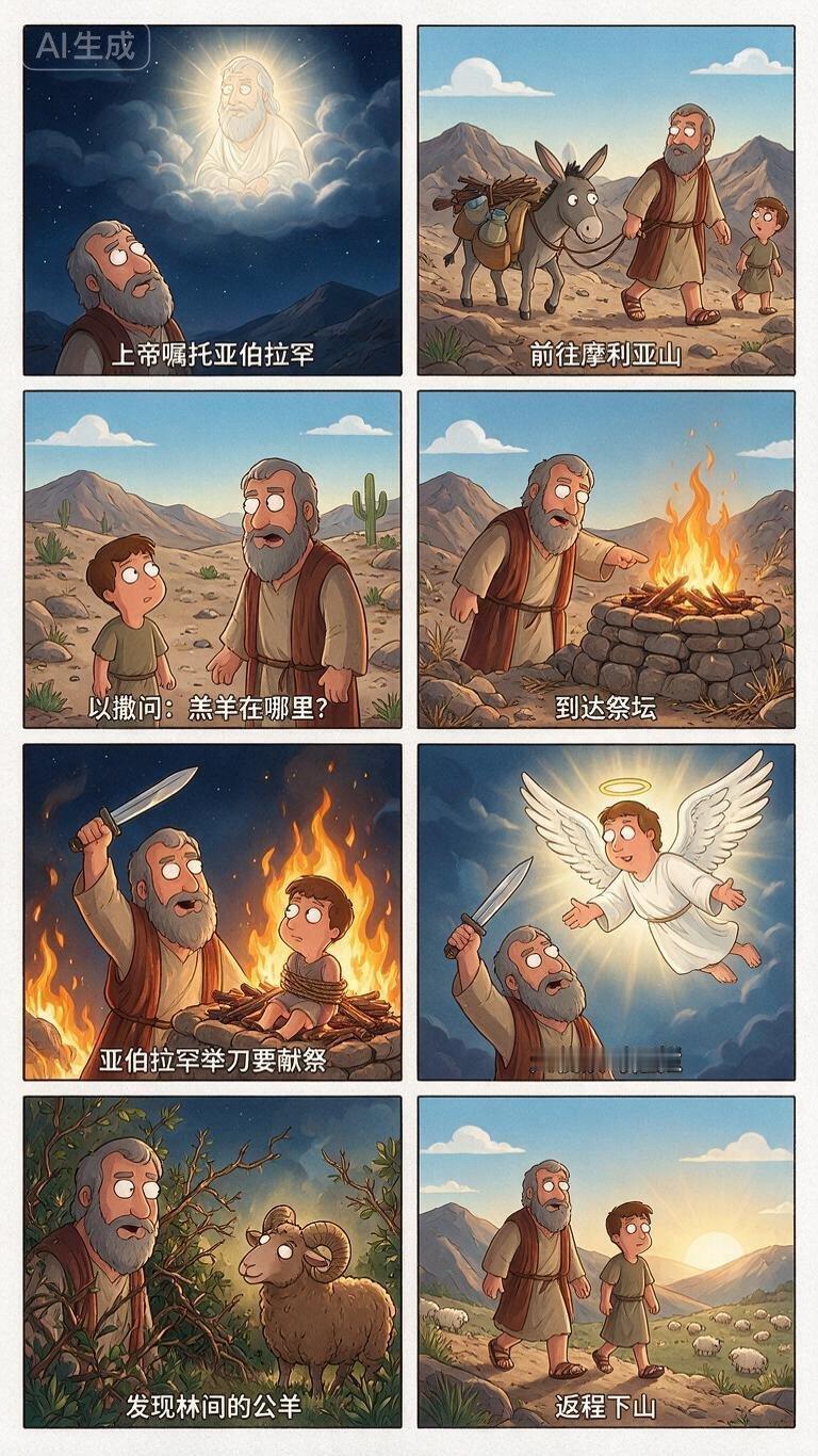 亚伯拉罕献以撒的故事，究竟算不算反人性？现在西方很多人争论说亚伯拉罕因为一句话就