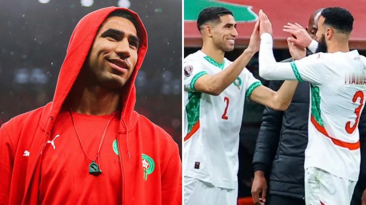 摩洛哥对阵赞比亚的比赛中，第64分钟阿什拉夫替补登场换下马兹拉维。
阿什拉夫自1