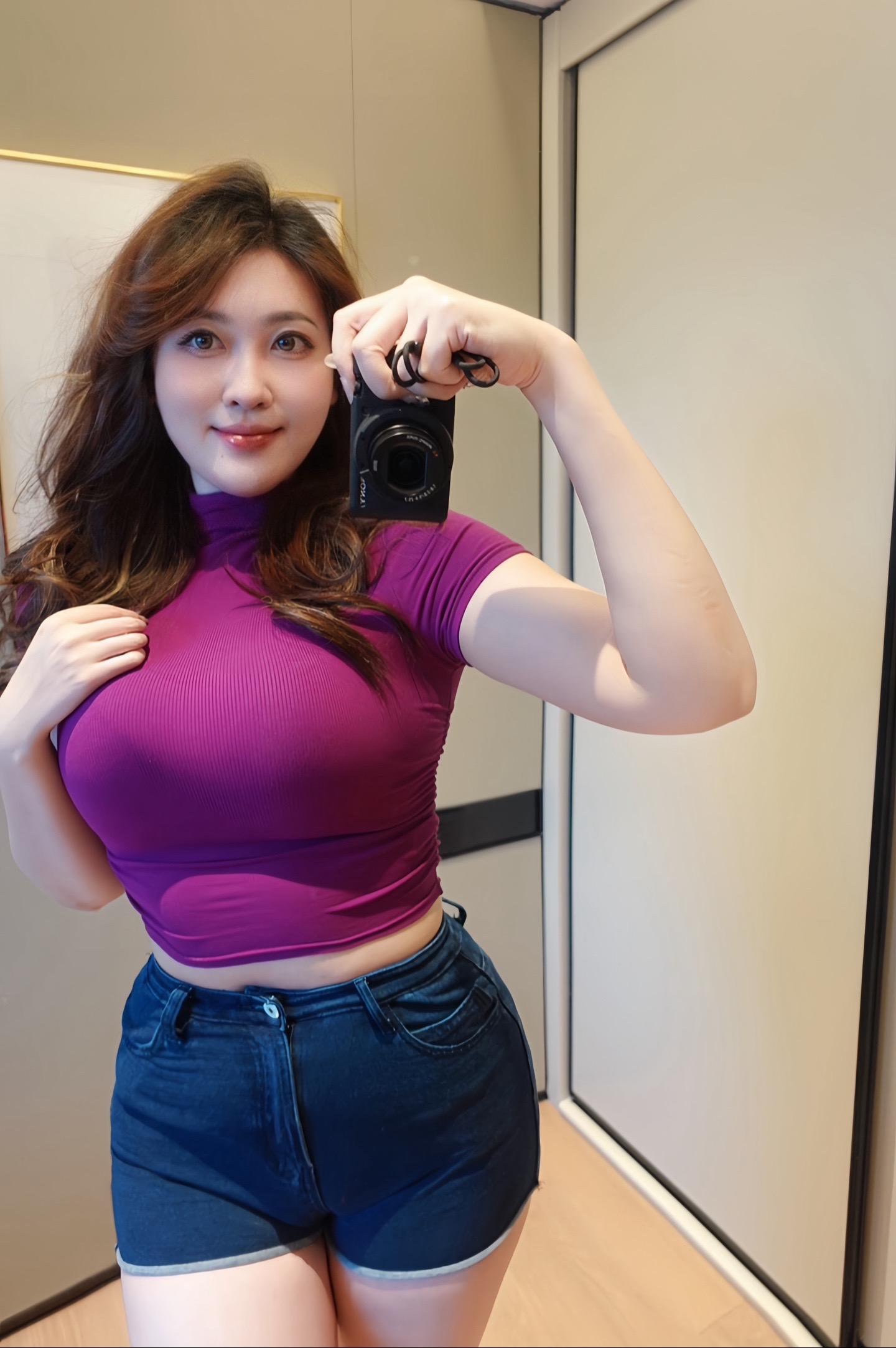听说紫色很有韵味💜。142斤的日常