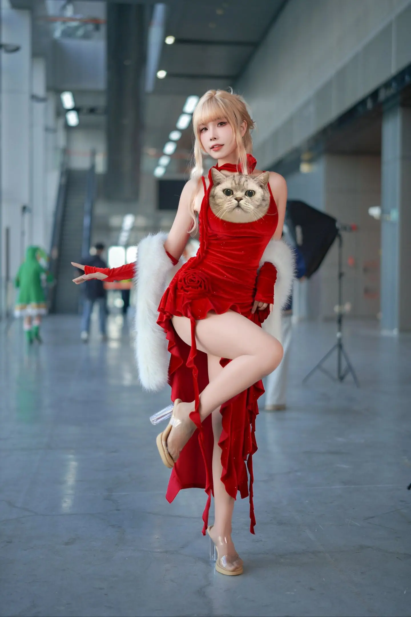 cosplay 一种很新的cosplay 这腿又长又白又细 性感美女 ...