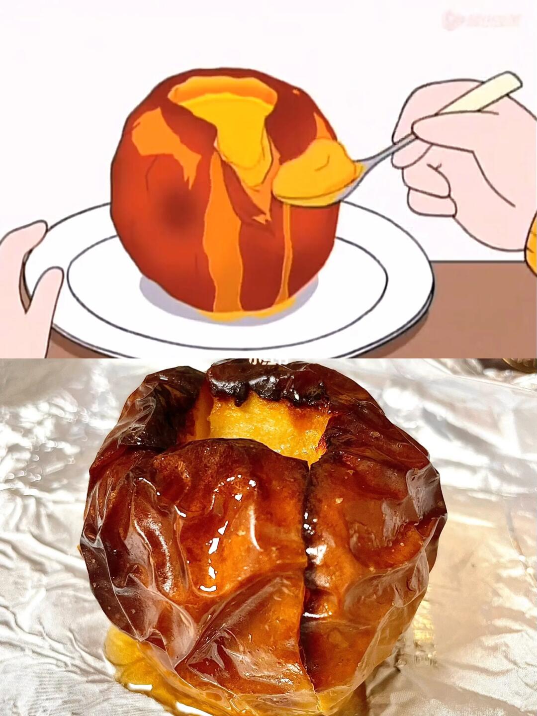 没想到黄油烤苹果这么好吃😋樱桃小丸子同款