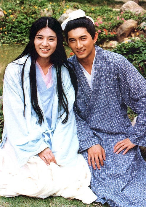 1994年，《梁祝》中的杨采妮与吴奇隆。 