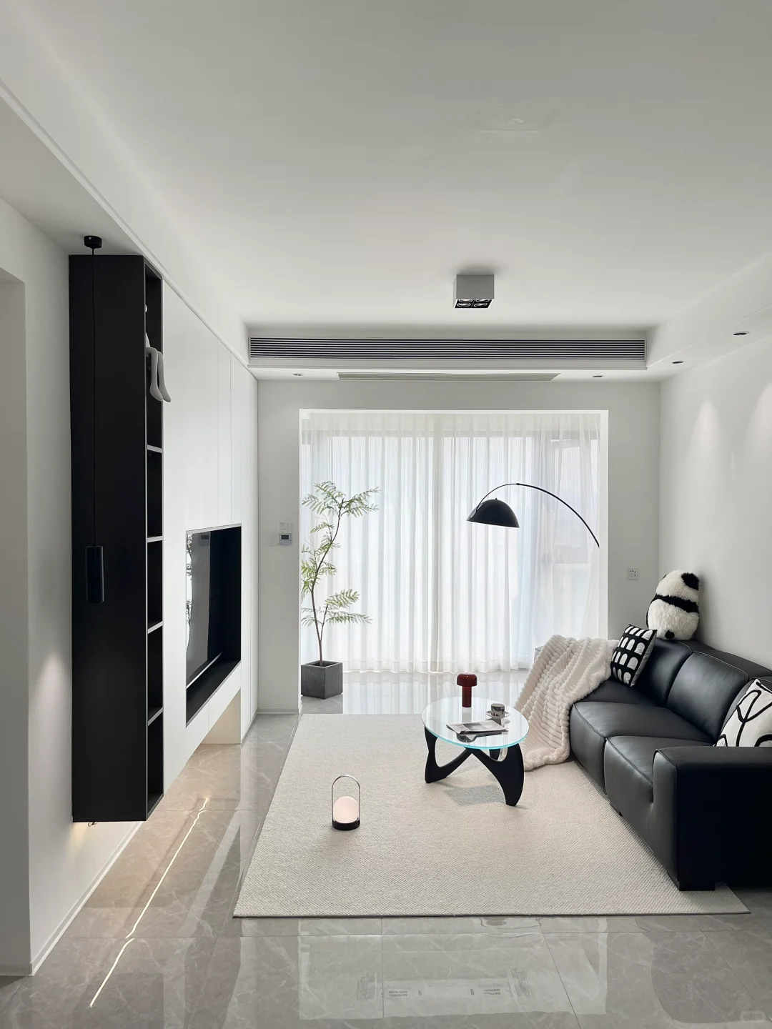 76m²🏠，3米多客厅开间，装完真显大❗️