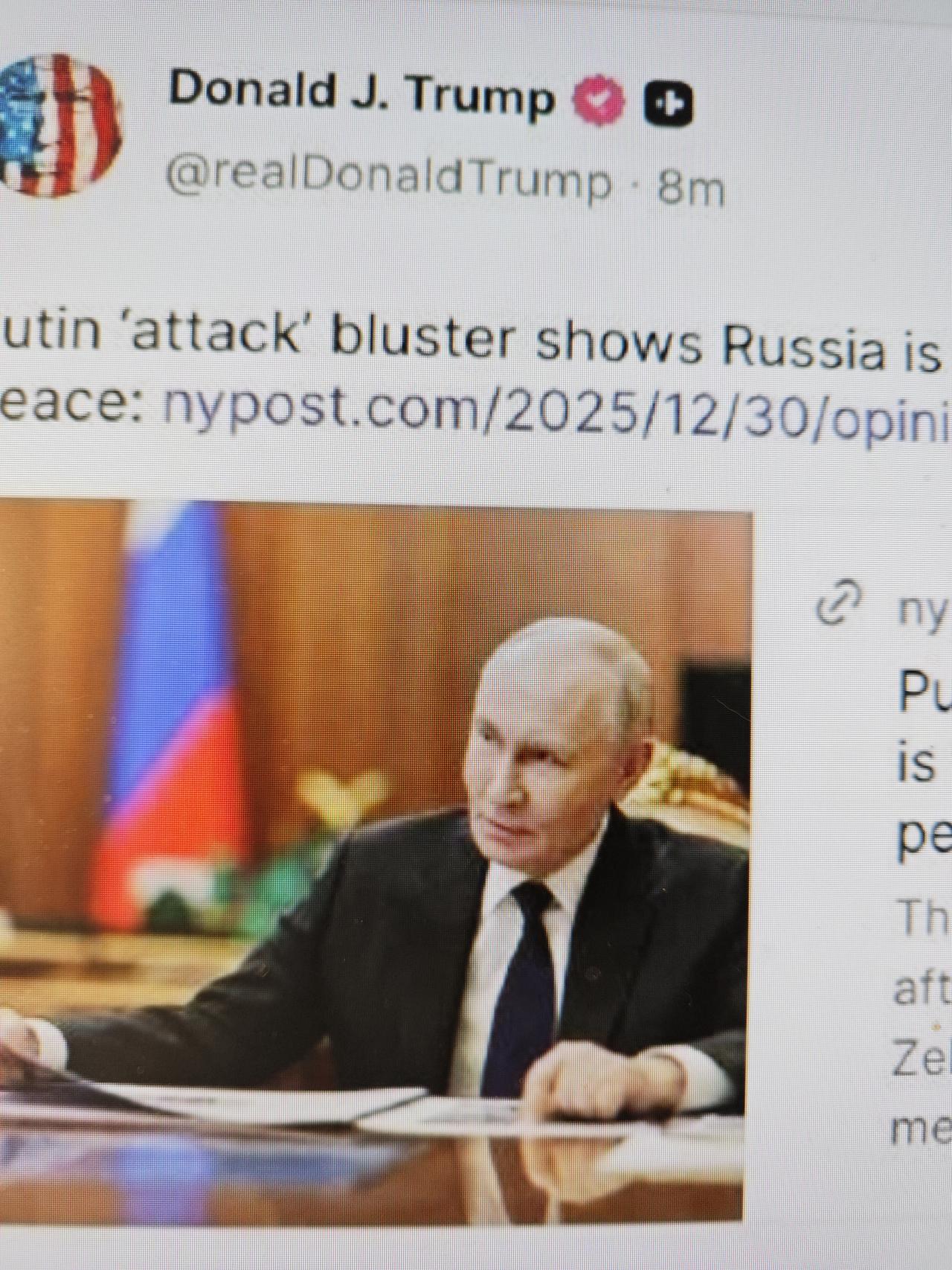 还是泽连斯基了解大鹅

29日，当记者告诉老美总统川普，乌克兰无人机没有攻击大鹅