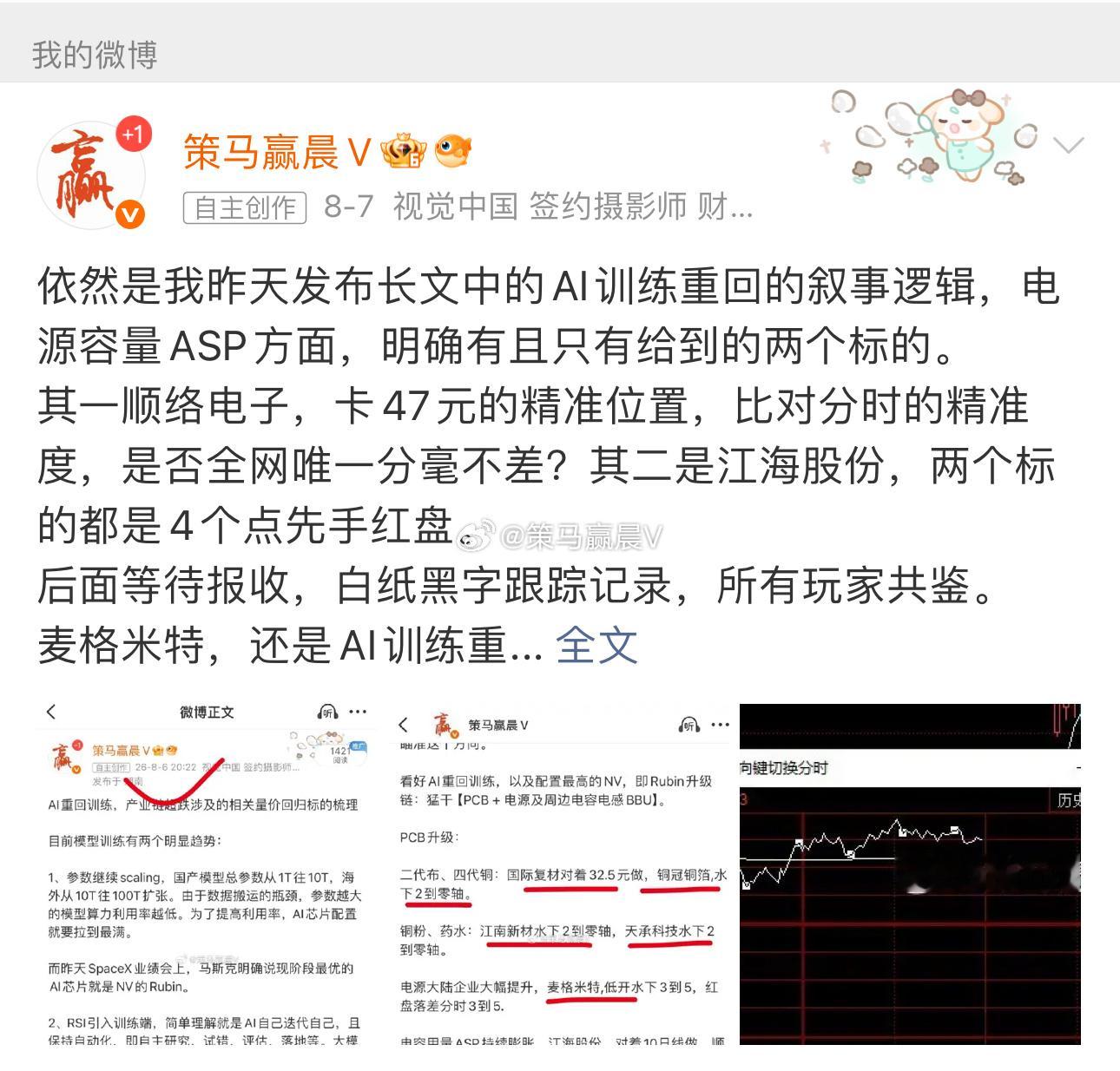 昨天新增发布的TIA标的，盘中也做了强调。 其一优讯股份，卡244元先手，比对分