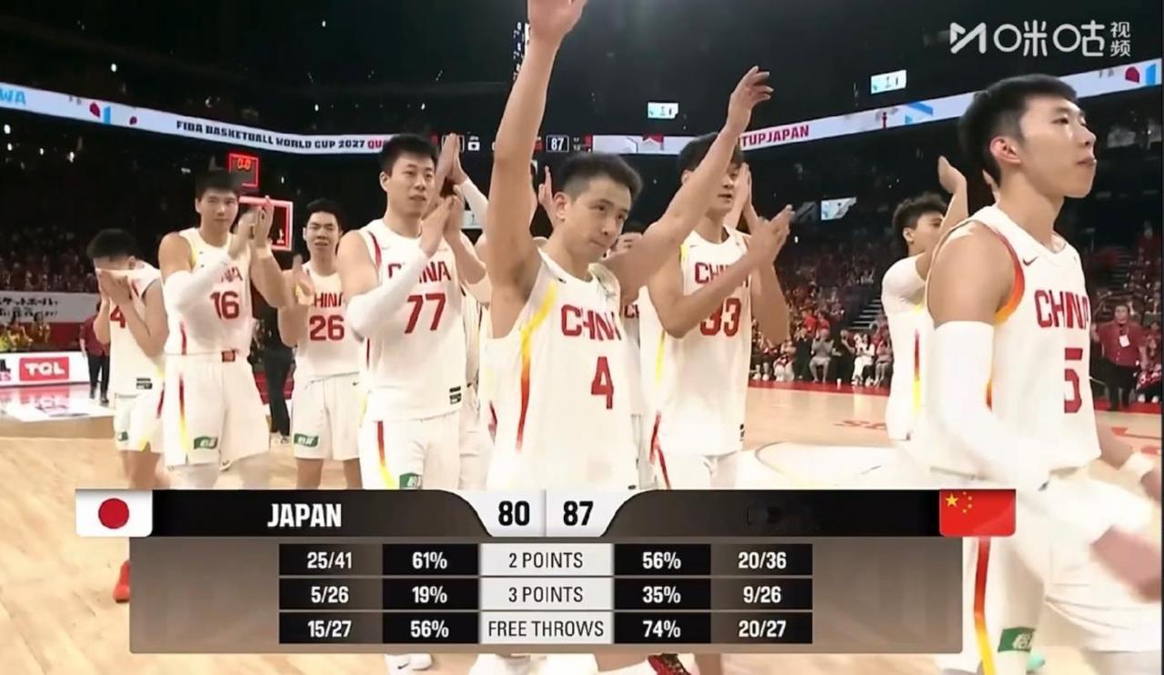 赵继伟下半场真是定海神针，几个三分球将日本队主场打成了图书馆，尤其是在日本队富启