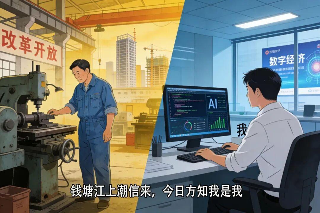 我们总以为自己能比父辈更清醒，直到站在时代的路口才发现，原来我们都是凡人，根本抓