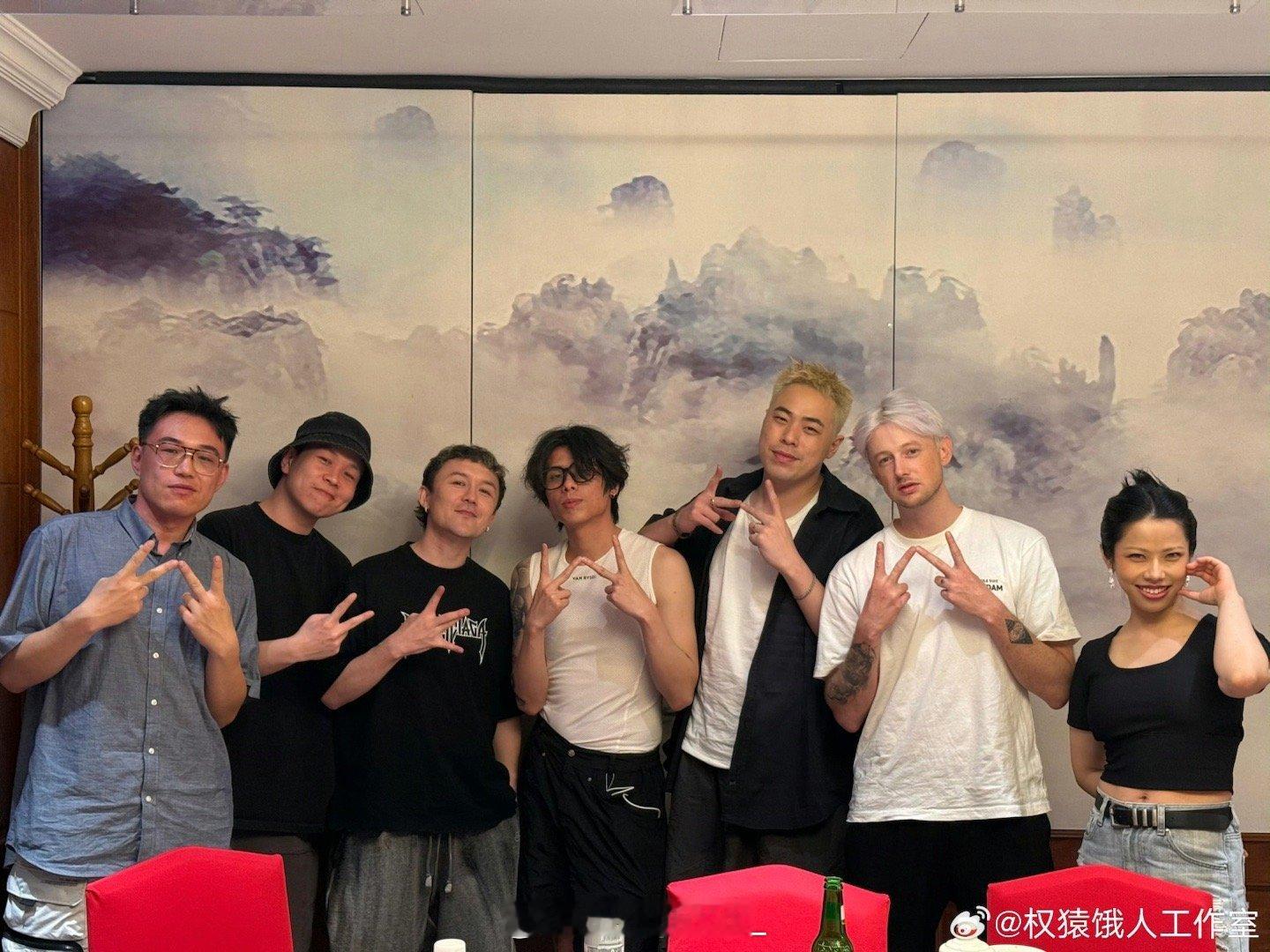 法老 x 那吾克热 x 张子豪 最新合影🔥 ​​​