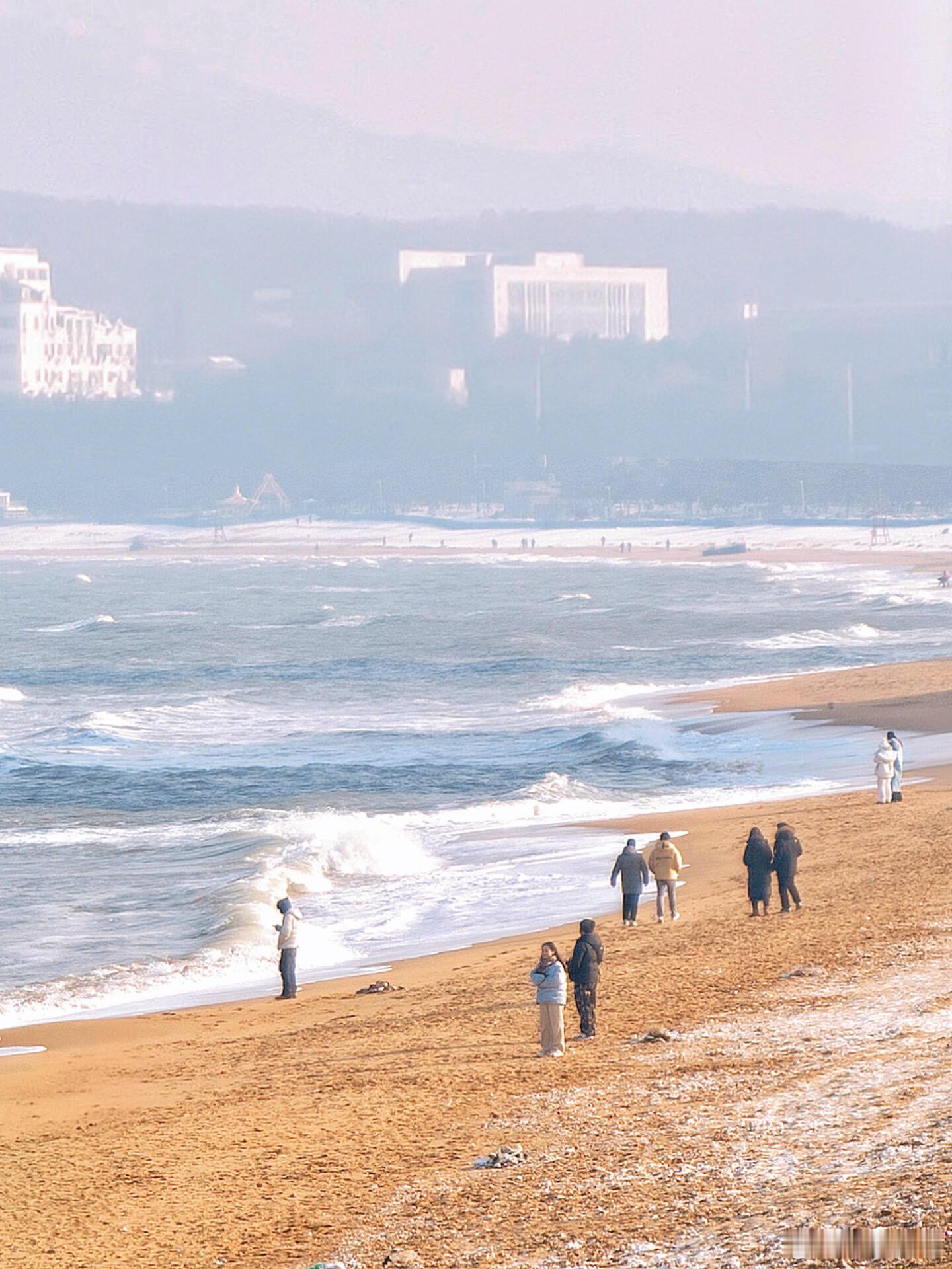 雪后的威海好浪漫真的被这座有海有雪的城市浪漫到了！#小余旅行# ​​​