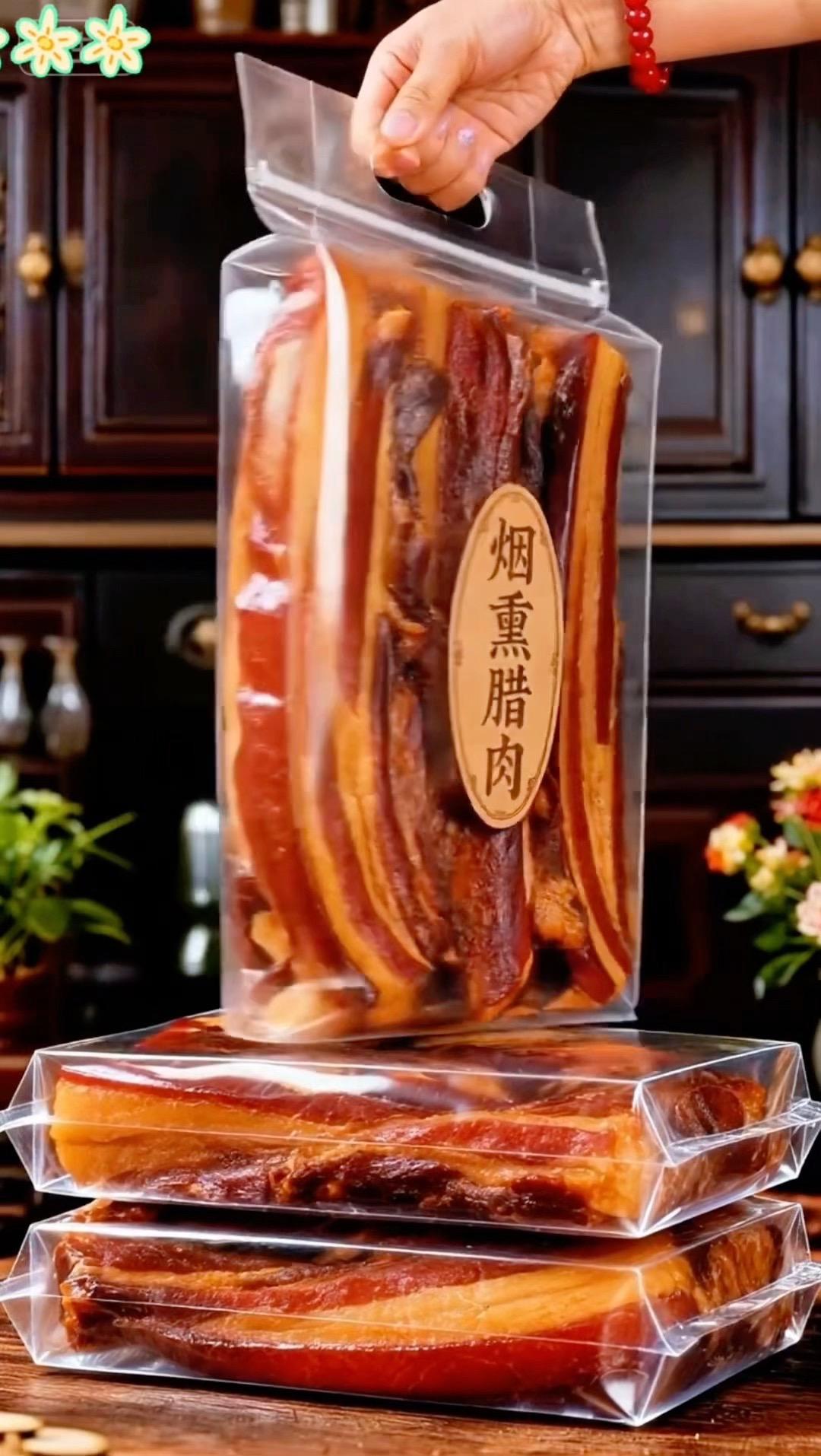 腊肉快来一起尝个鲜备年货超便宜超划算 烟熏腊肉