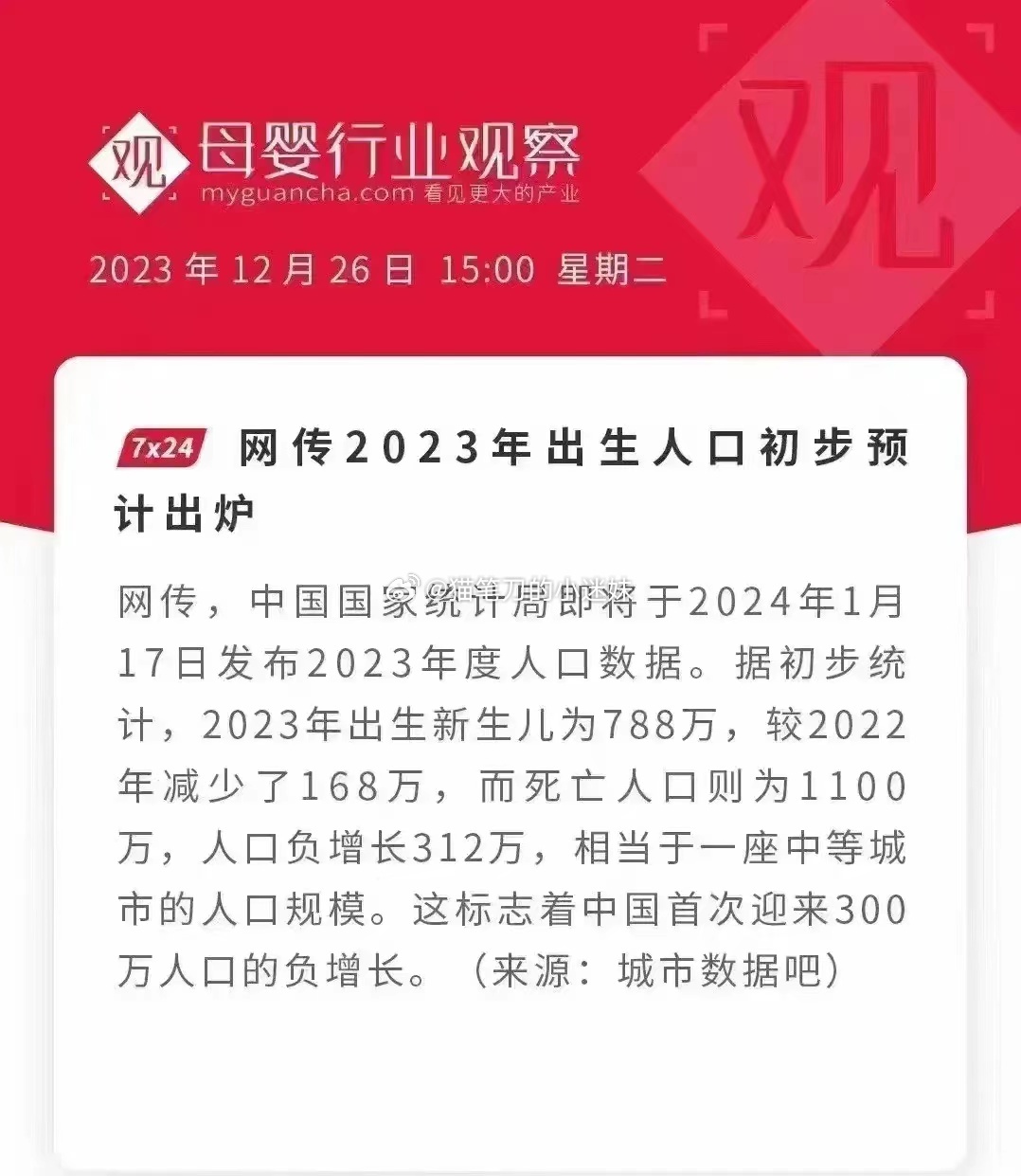 网传数据，不可信哈。 ​​​