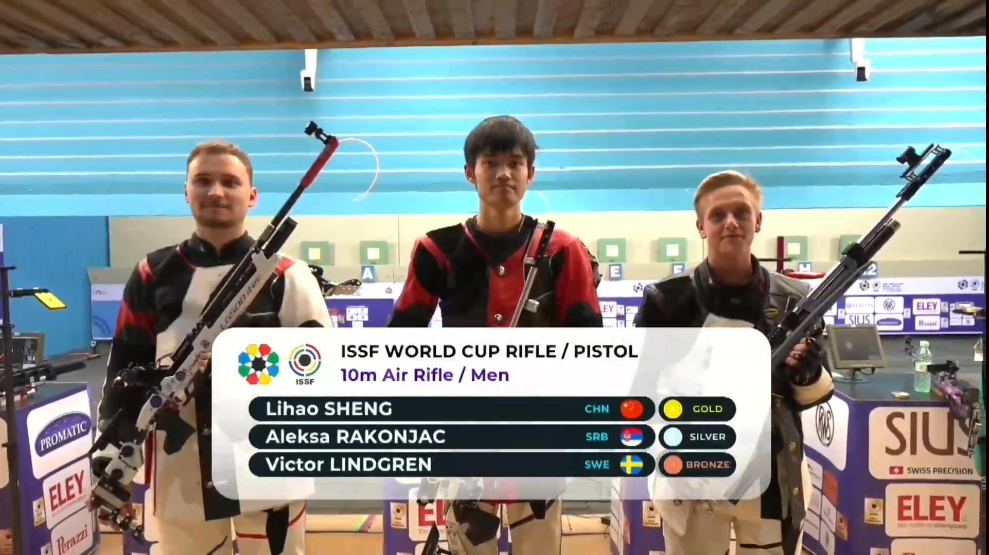 盛李豪射击世界杯第二金真的被盛李豪稳麻了！短短三天狂揽两金，这就是奥运冠军刻在骨