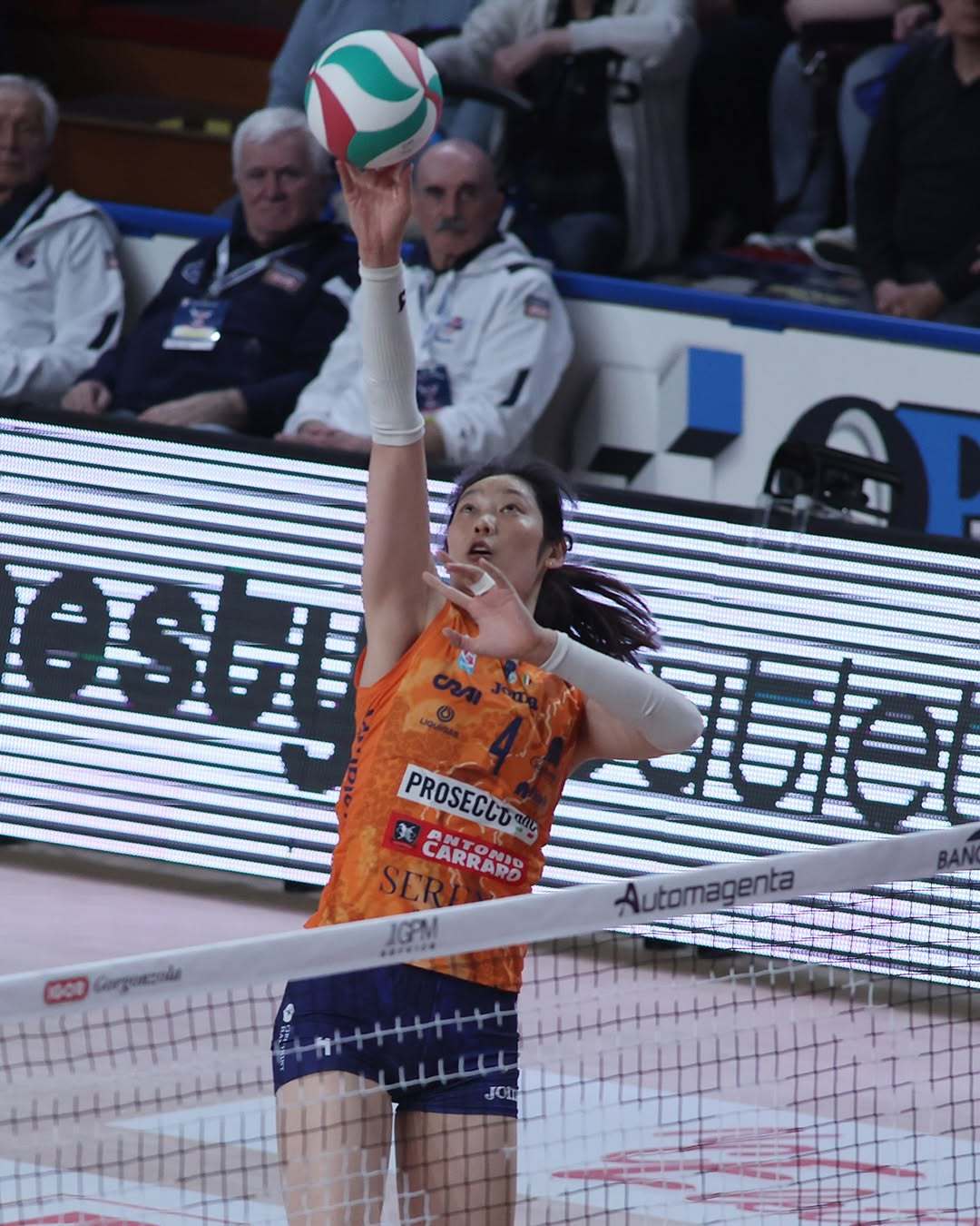 #朱婷10分助科内利亚诺获胜#🏐️2025/26意大利女排联赛半决赛第二回合，