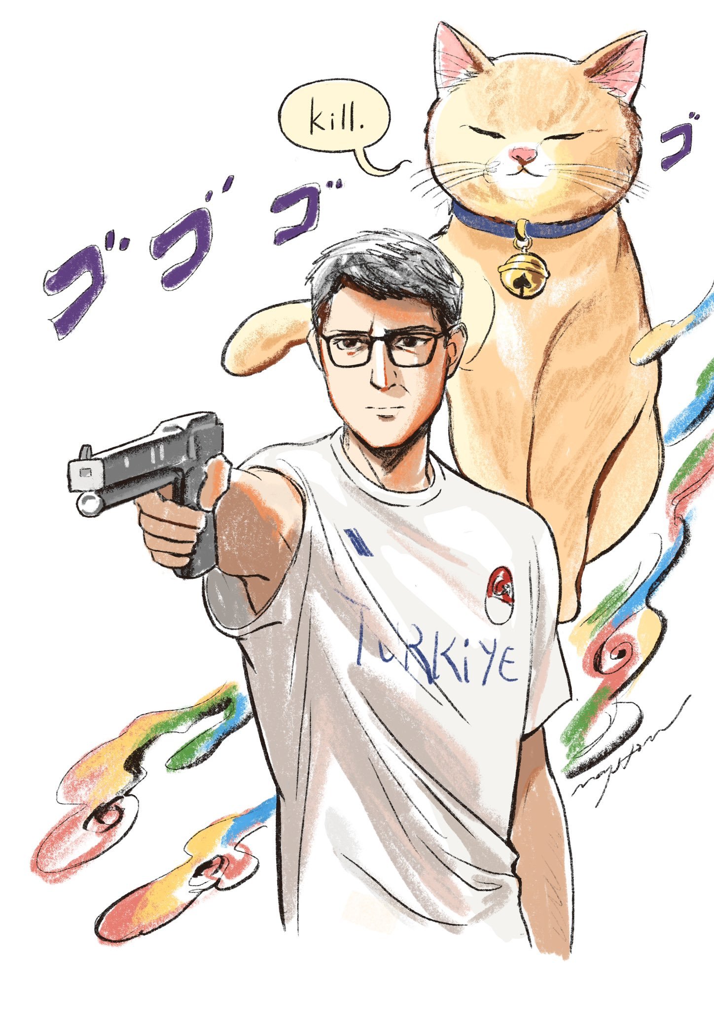 杀手大叔和他的猫猫🐱（x：mayst0rm） ​​​