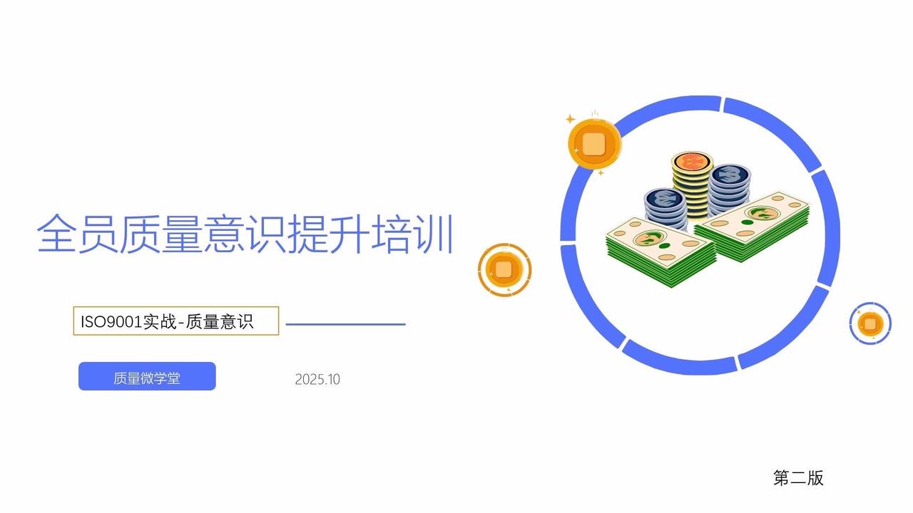 先明确质量的重要性，它不只是产品或服务的标准，更是企业生存的根本。每个岗位的工作