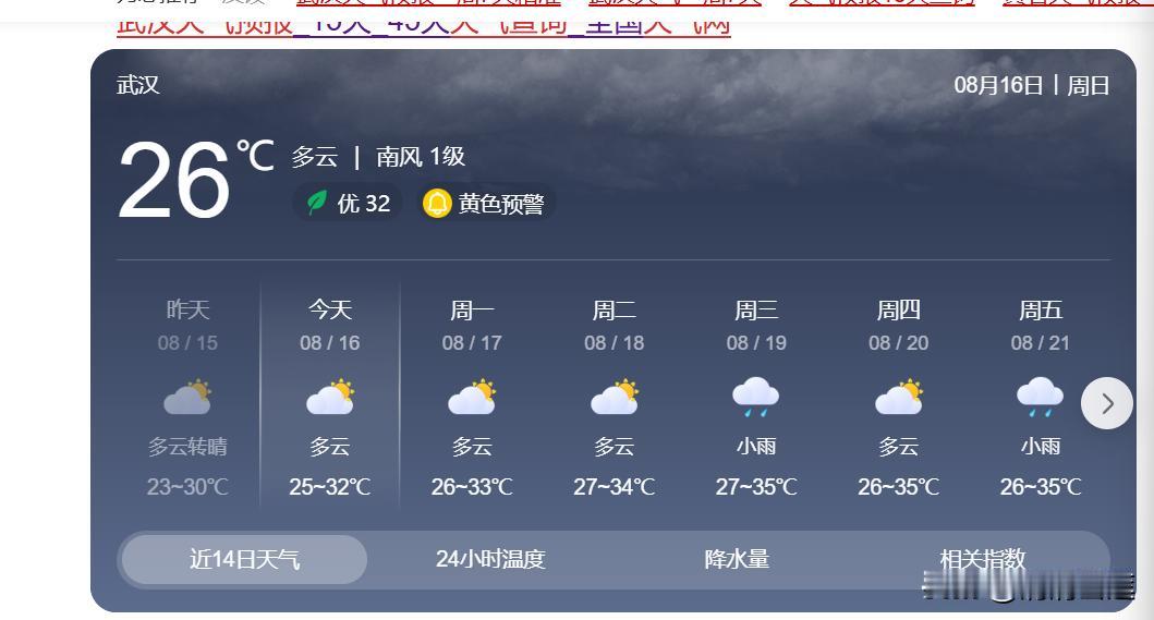 武汉今天的温度不高，为什么我白天在家开着空调还流汗！

我今天有点奇怪，武汉最高
