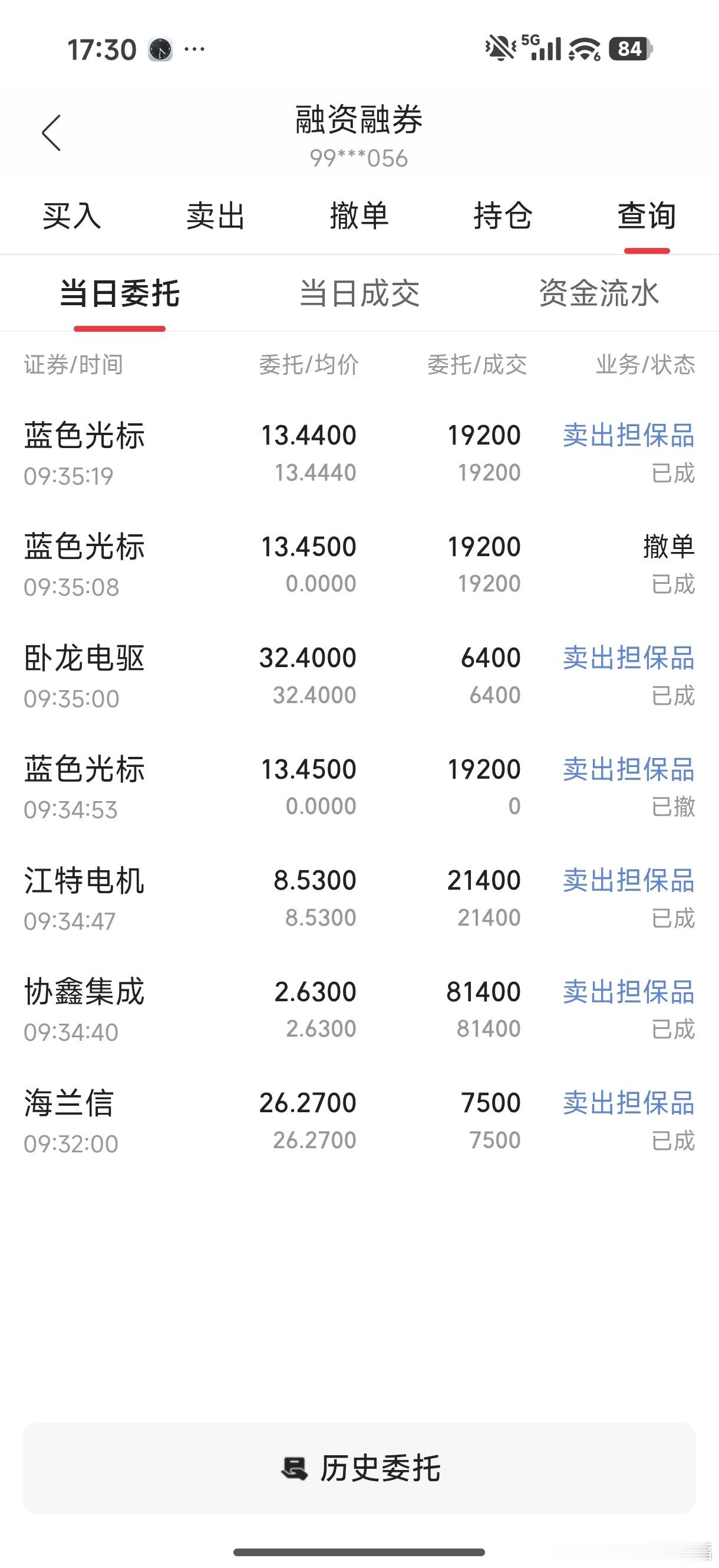 早盘9点半开盘一看不对，全部卖出，就这也亏4个W，竞价全部卖出才是对的