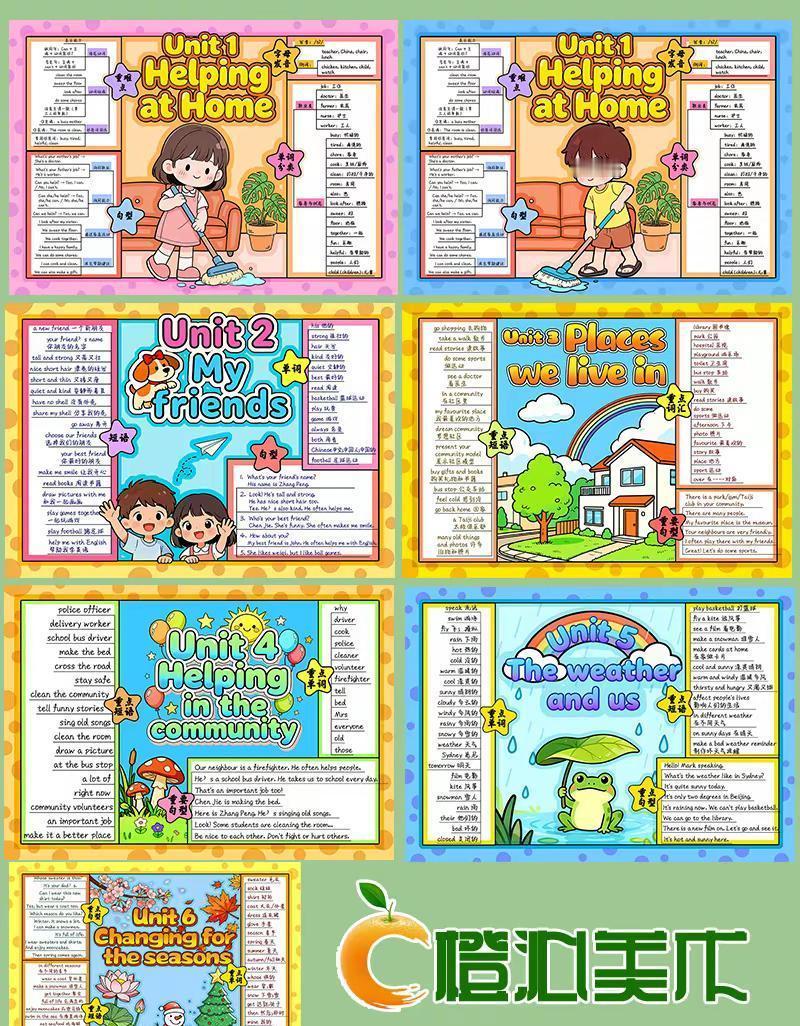 谁懂啊？
朋友圈里的老母亲们都要炸了，四年级英语这几个单元简直是“记性粉碎机”！