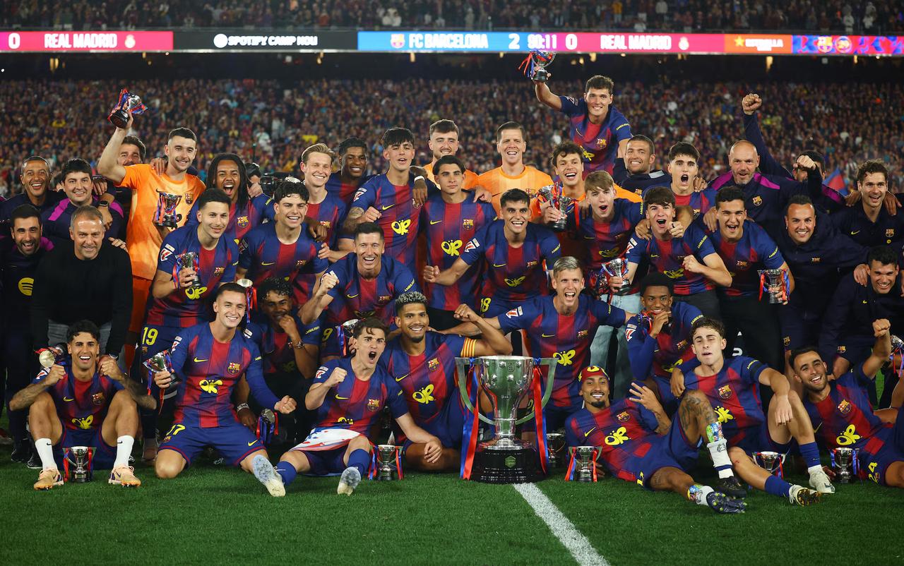 [To learn English]
Barcelona turned the 