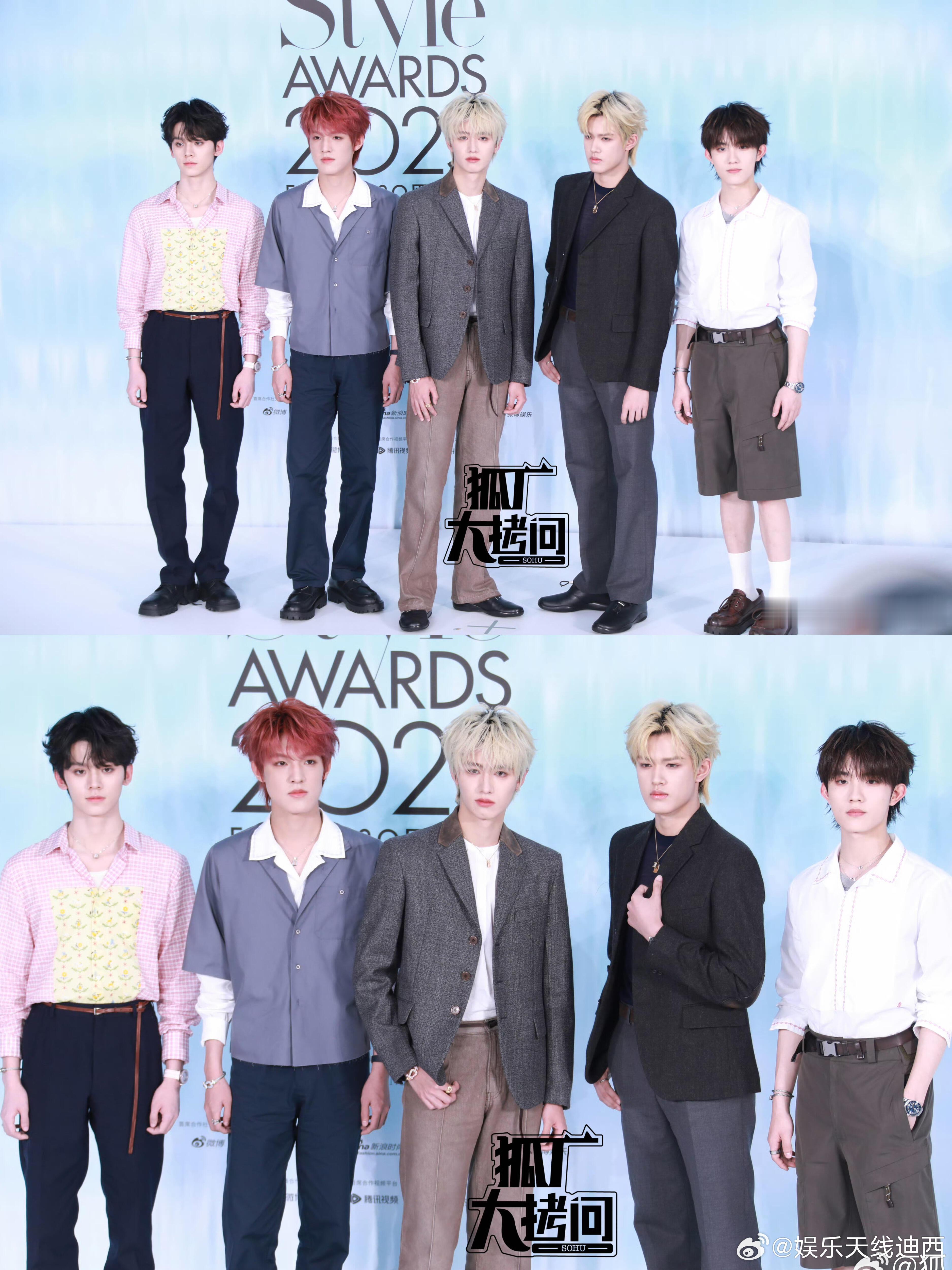 ELLE红毯 今日ELLE红毯男明星造型生图盘点～于适 top登录少年 米卡 周