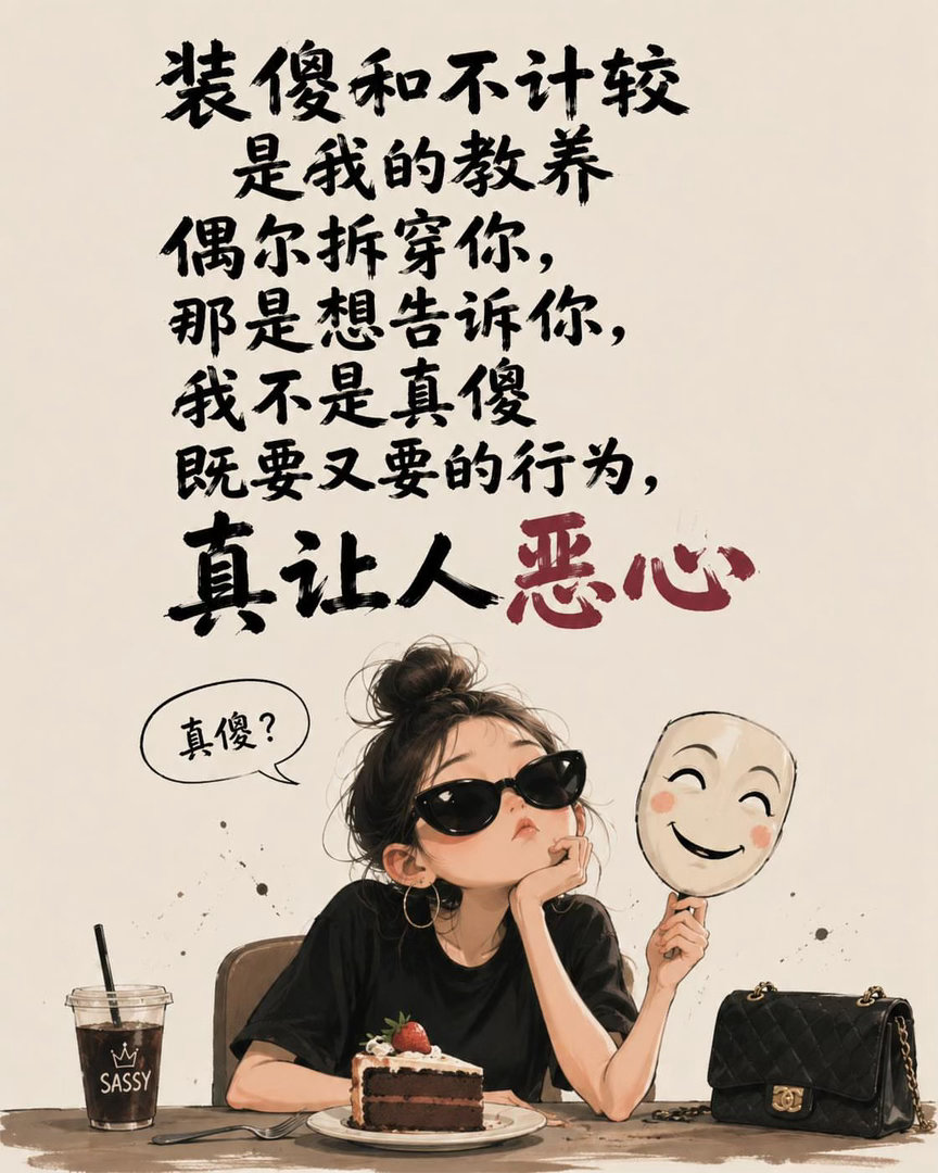 张牙舞爪的人，往往是很脆弱的。因为真正强大的人，是自信的，自信就会温和，温和就会