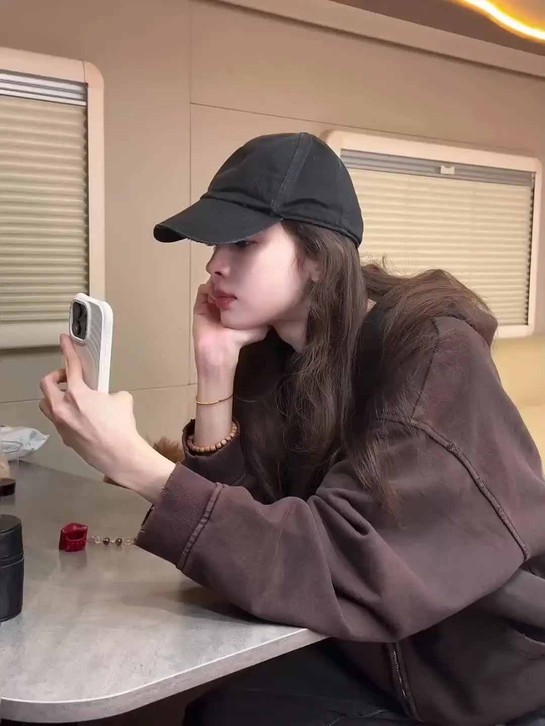 绝美侧颜