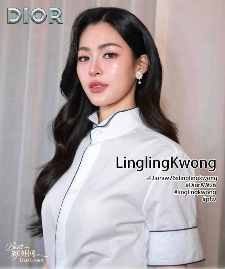 李昀锐王楚然lingorm合照[努力]迪奥品牌大使邝玲玲｜邝玲玲迪奥dior巴黎