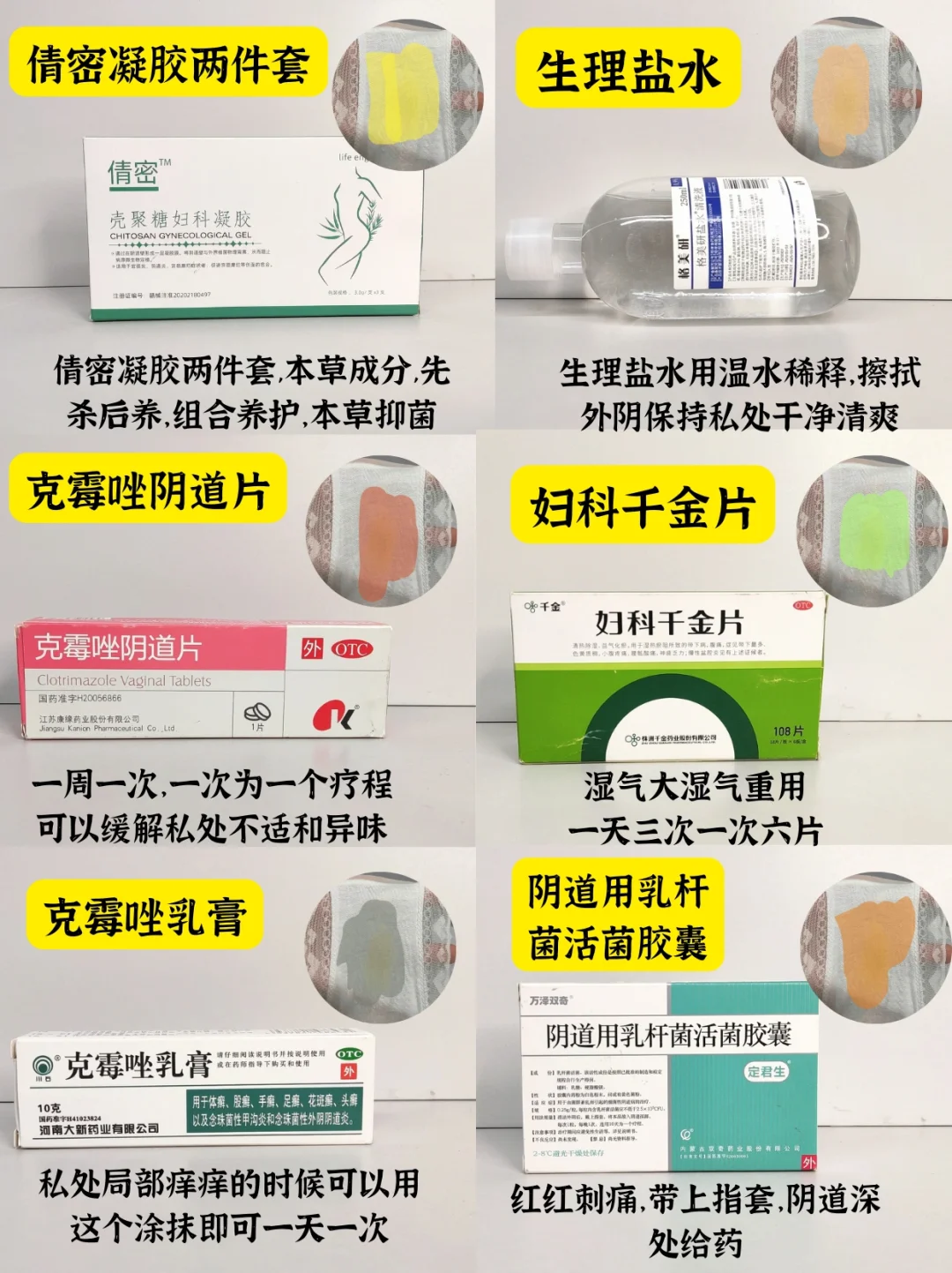 凭实力拿捏---阴道炎药物合集！