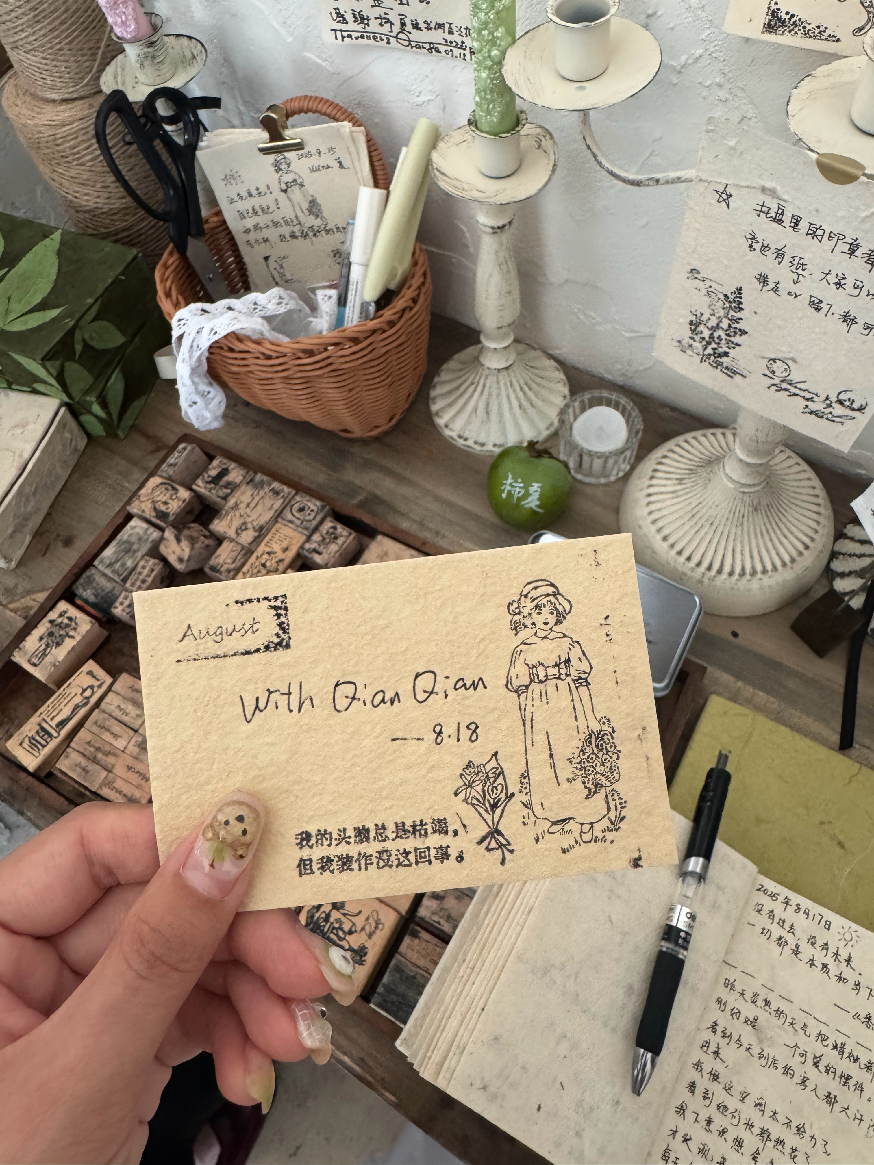 恰巧你也做了柿子指甲🍅  ​​​