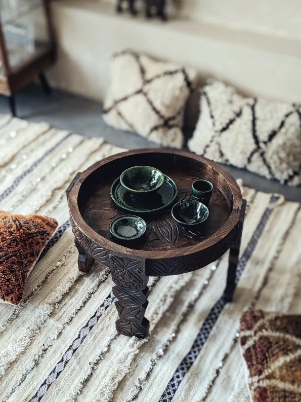 摩洛哥中古tea table，轻松营造度假⻛