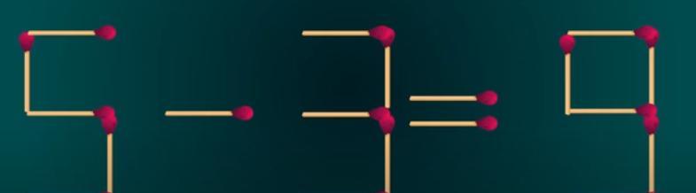 5-3=9？火柴一挪，秒变神反转！

原来答案就藏在眼皮底下，只是大脑自动把它屏
