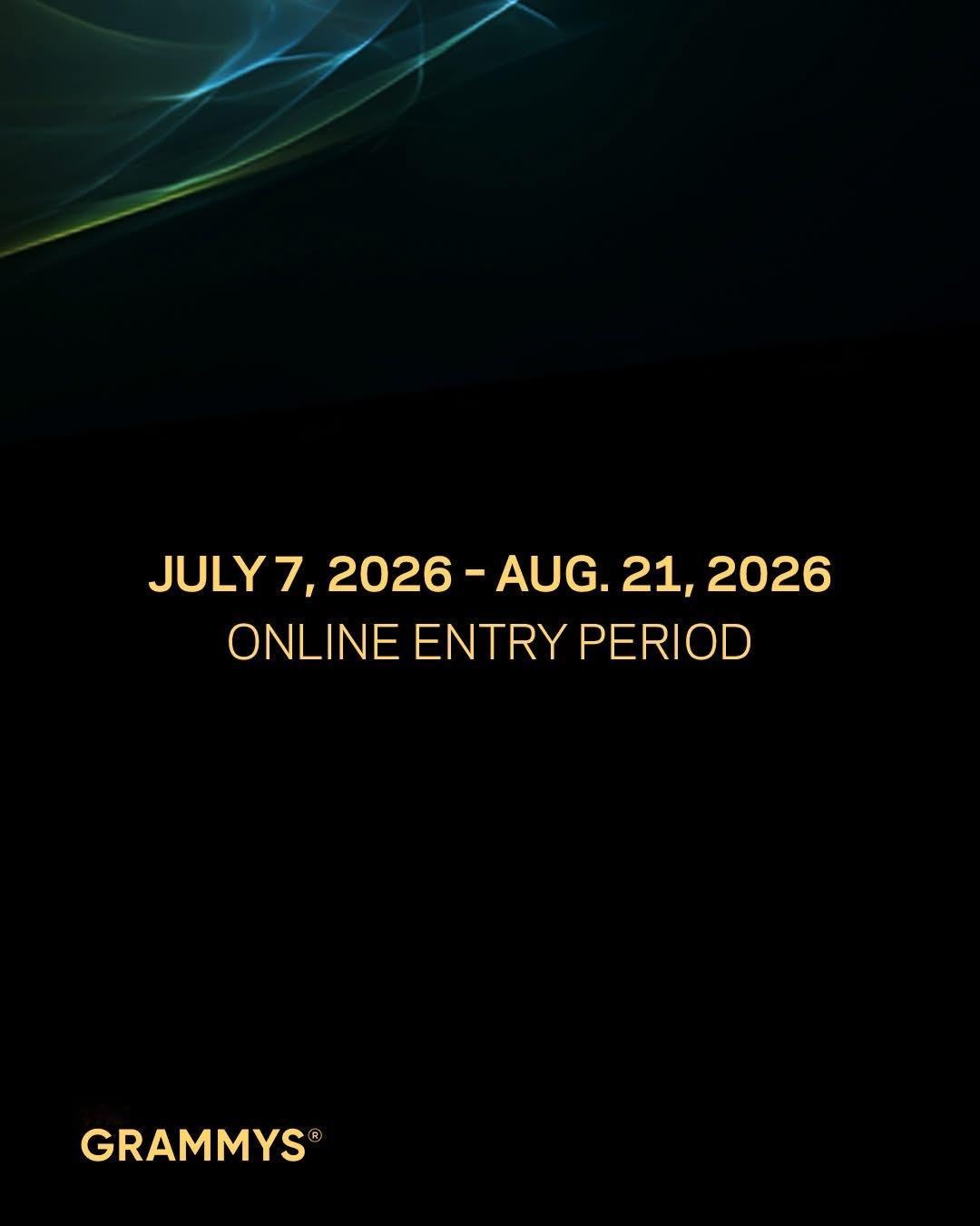 【格莱美2027】第69届格莱美奖重要日期公布，11月16日提名揭晓，2027年