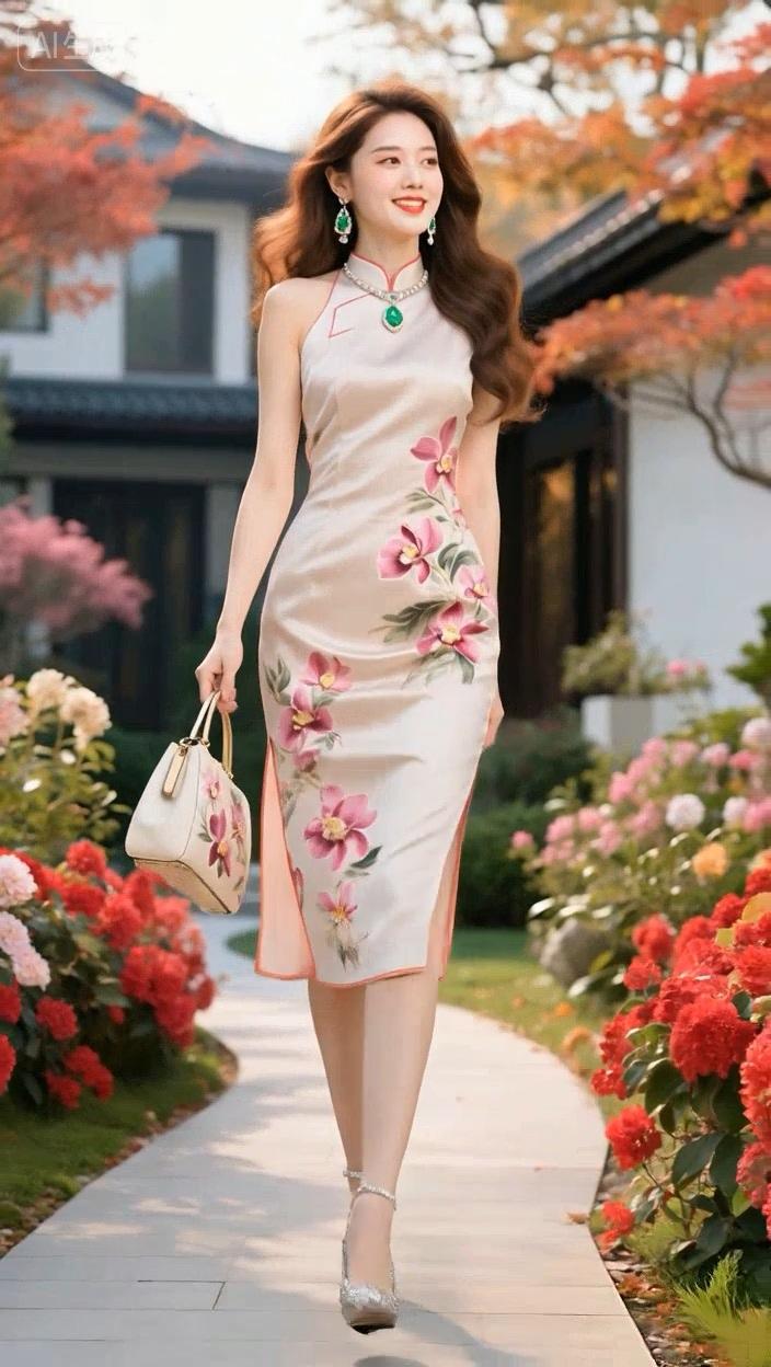 七绝●浪漫花园/古韵  

每日园区进出行，
红花绿叶两边迎。
芳香四溢人舒爽，