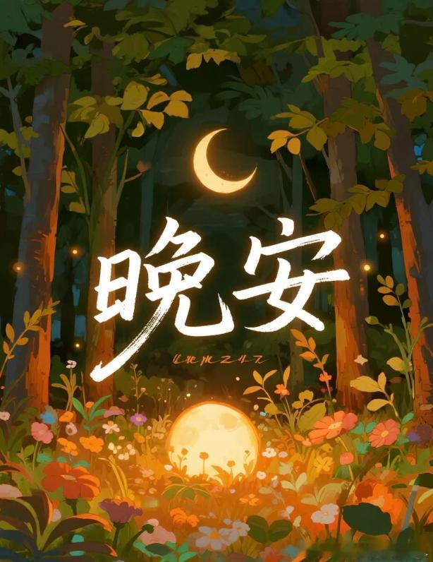 忙碌了一整天，也该好好歇歇啦，放下所有的疲惫和烦心事，伴着温柔的夜色安心入睡。财