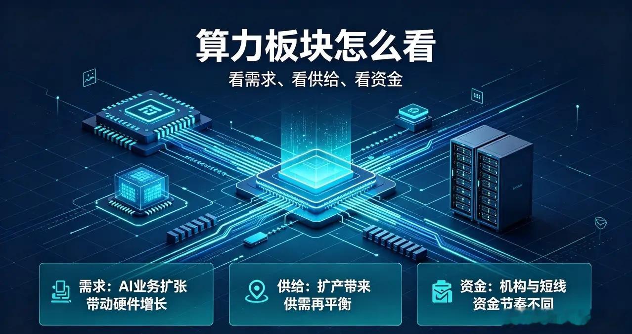 算力板块行情怎么看？别只盯着个股名单，看懂底层逻辑更重要！很多股民看板块行情，第