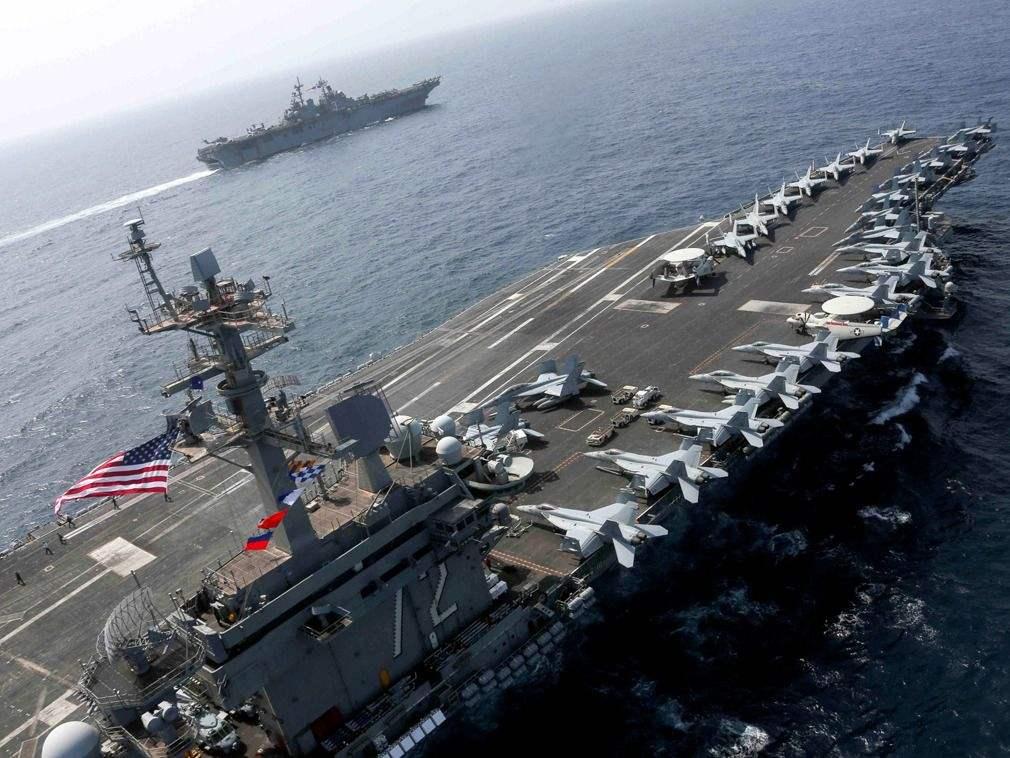 当美军在霍尔木兹海峡上空大张旗鼓地宣称搭建起“安全穹顶”，扬言要疏导被困船只时，