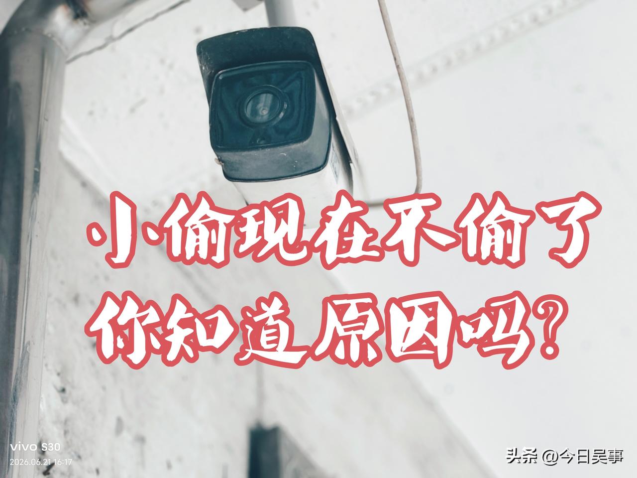 你知道为啥小偷越来越少吗？今日吴事认为，不是他们不想偷，而是偷的危险系数太高了。