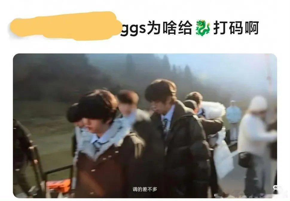 tg12.20小星星物料里给张桂源打码是什么意思 