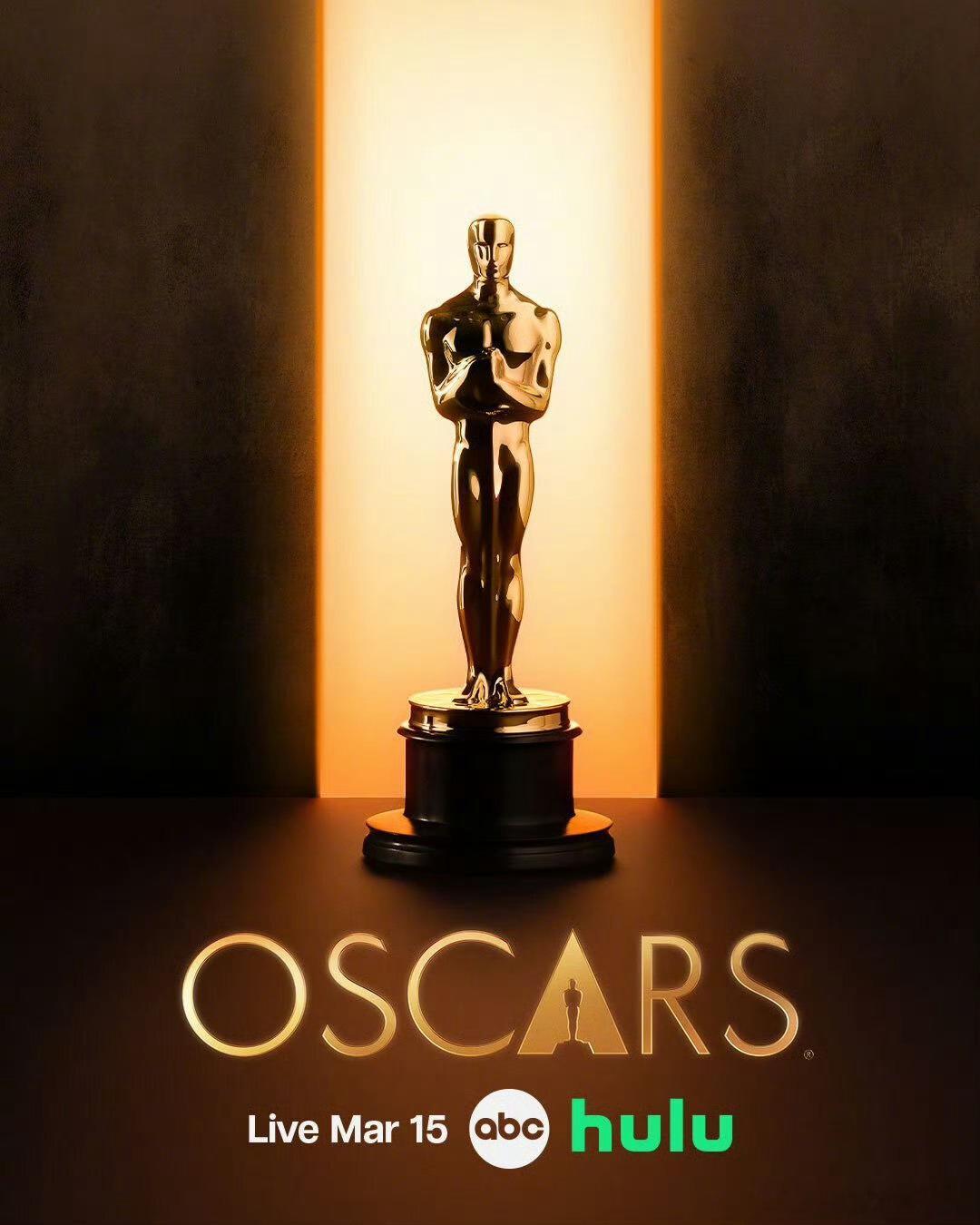 奥斯卡颁奖典礼发布海报，今年3.15举行。怎么这么快啊又要奥斯卡了 