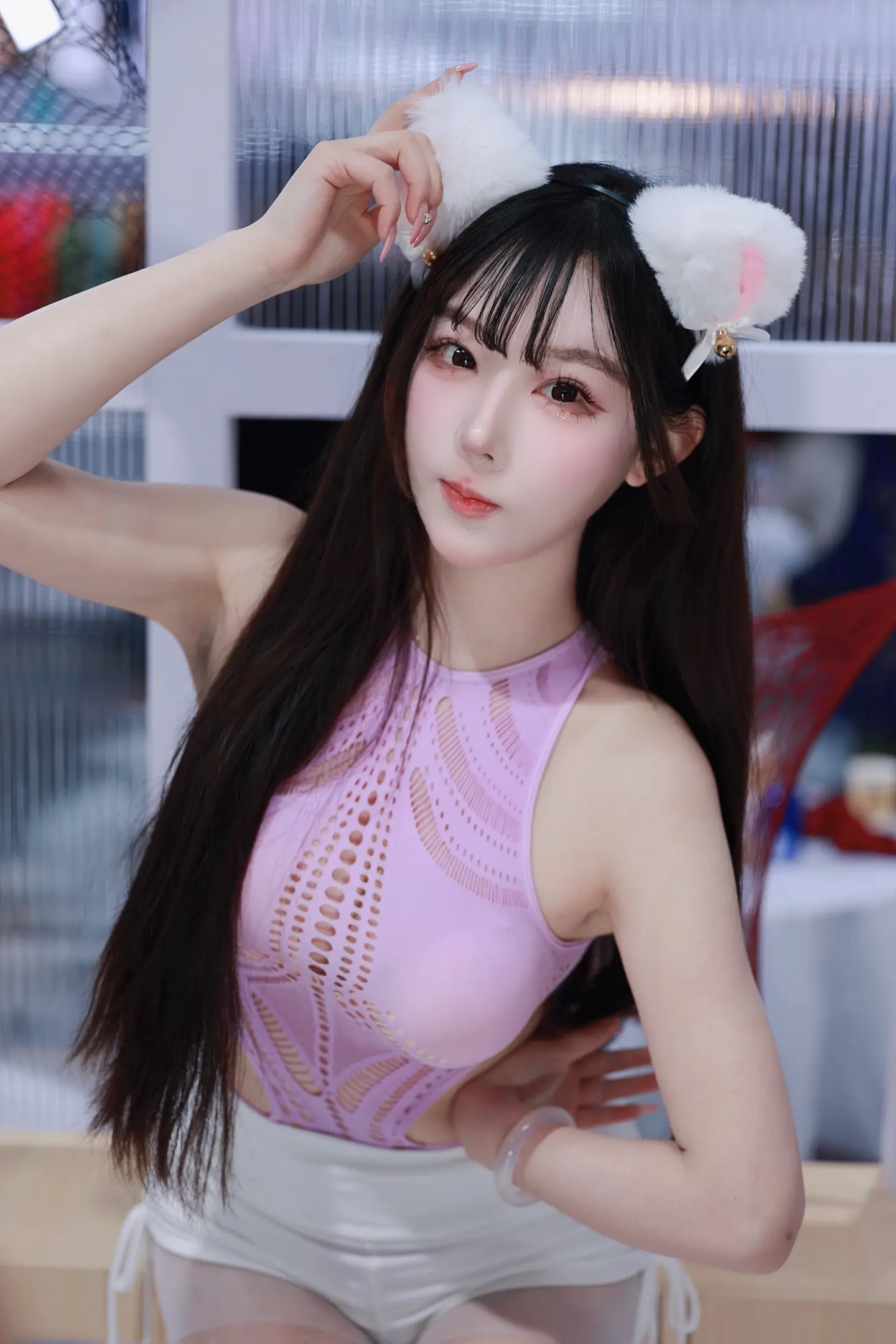 美女车模 辣妹拍照 御姐拍照姿势 甜美身材写真 极品车模