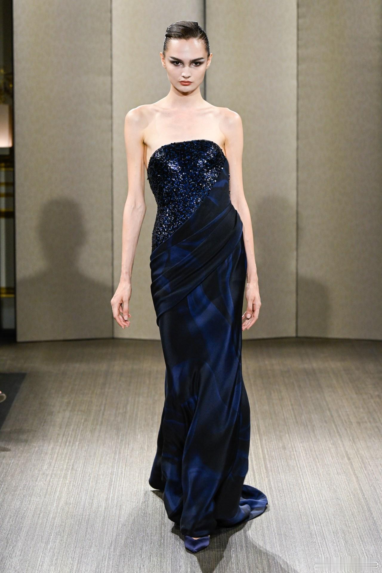 巴黎高定时装周runway Giorgio Armani Privé Fall 